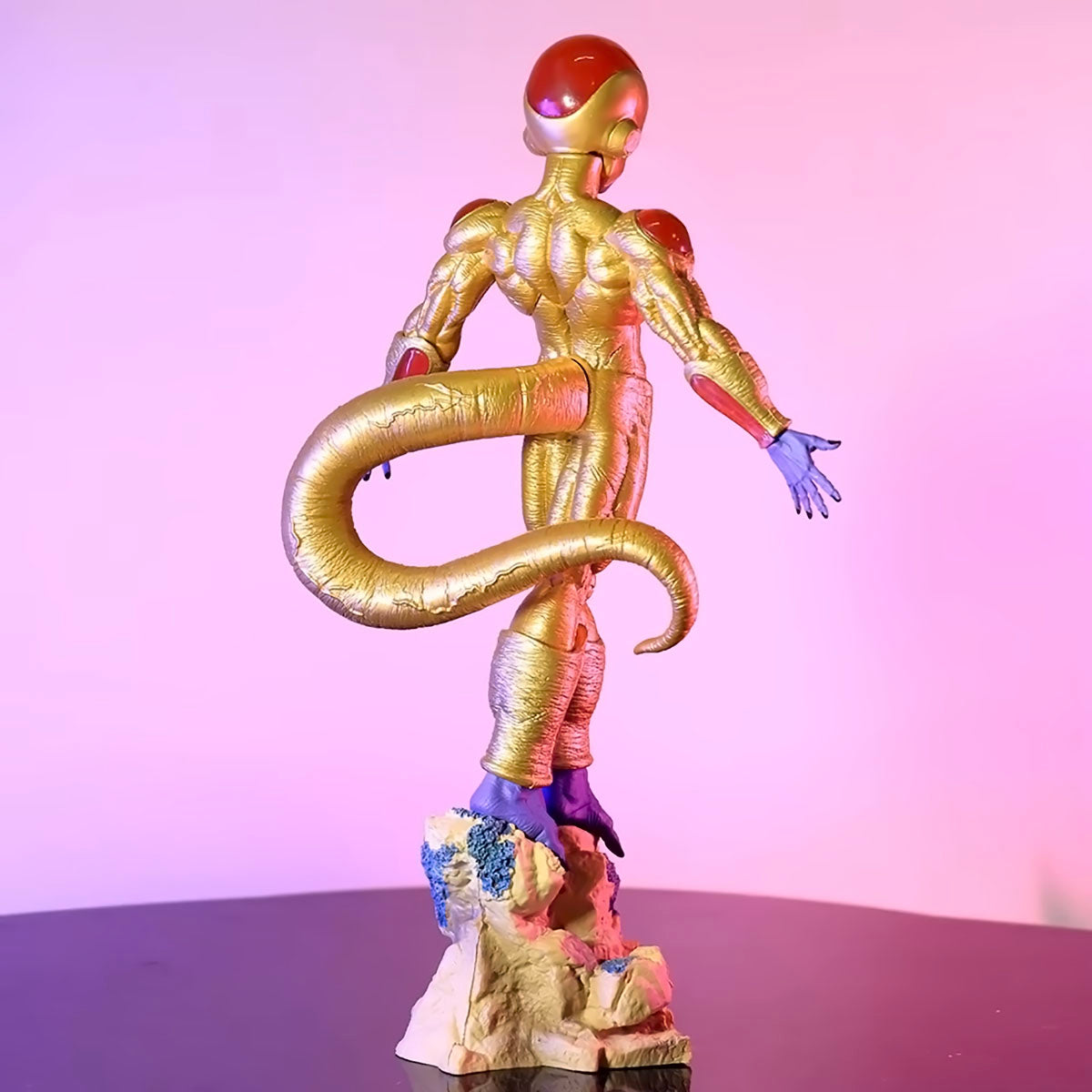 dragon ball - drt014 - anime dragon ball figures 26cm new super frieza figure golden frieza frieza figurine statue collectible pvc model doll toys gifts