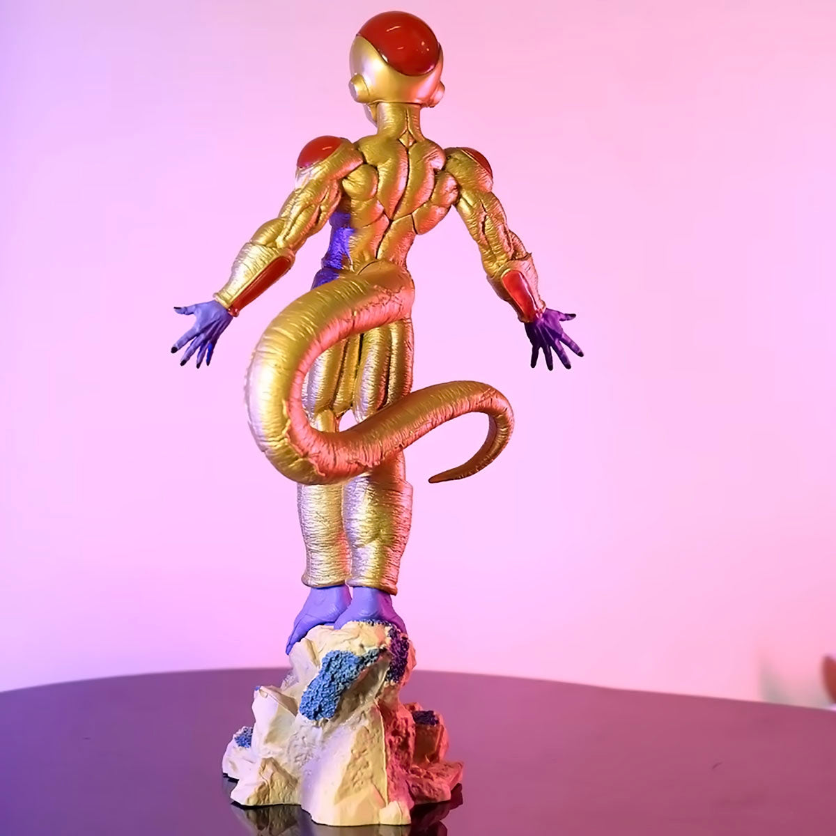 dragon ball - drt014 - anime dragon ball figures 26cm new super frieza figure golden frieza frieza figurine statue collectible pvc model doll toys gifts