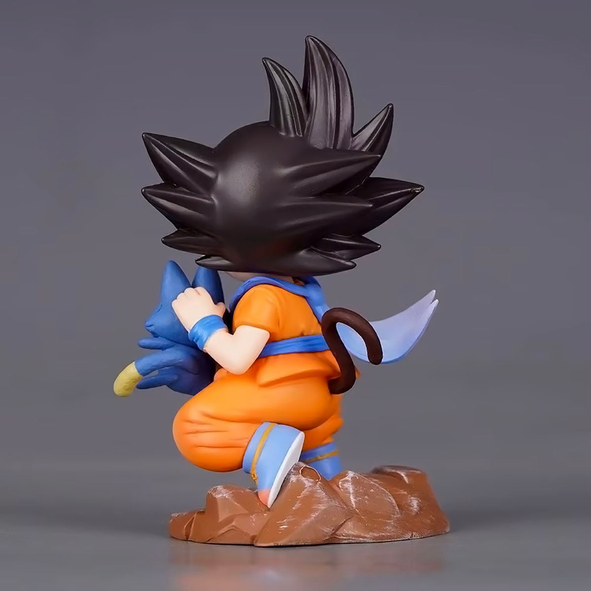 dragon ball - drt015 - kawaii figurine childhood son goku hold puaru action figures anime model doll collection desktop decoration toys gifts