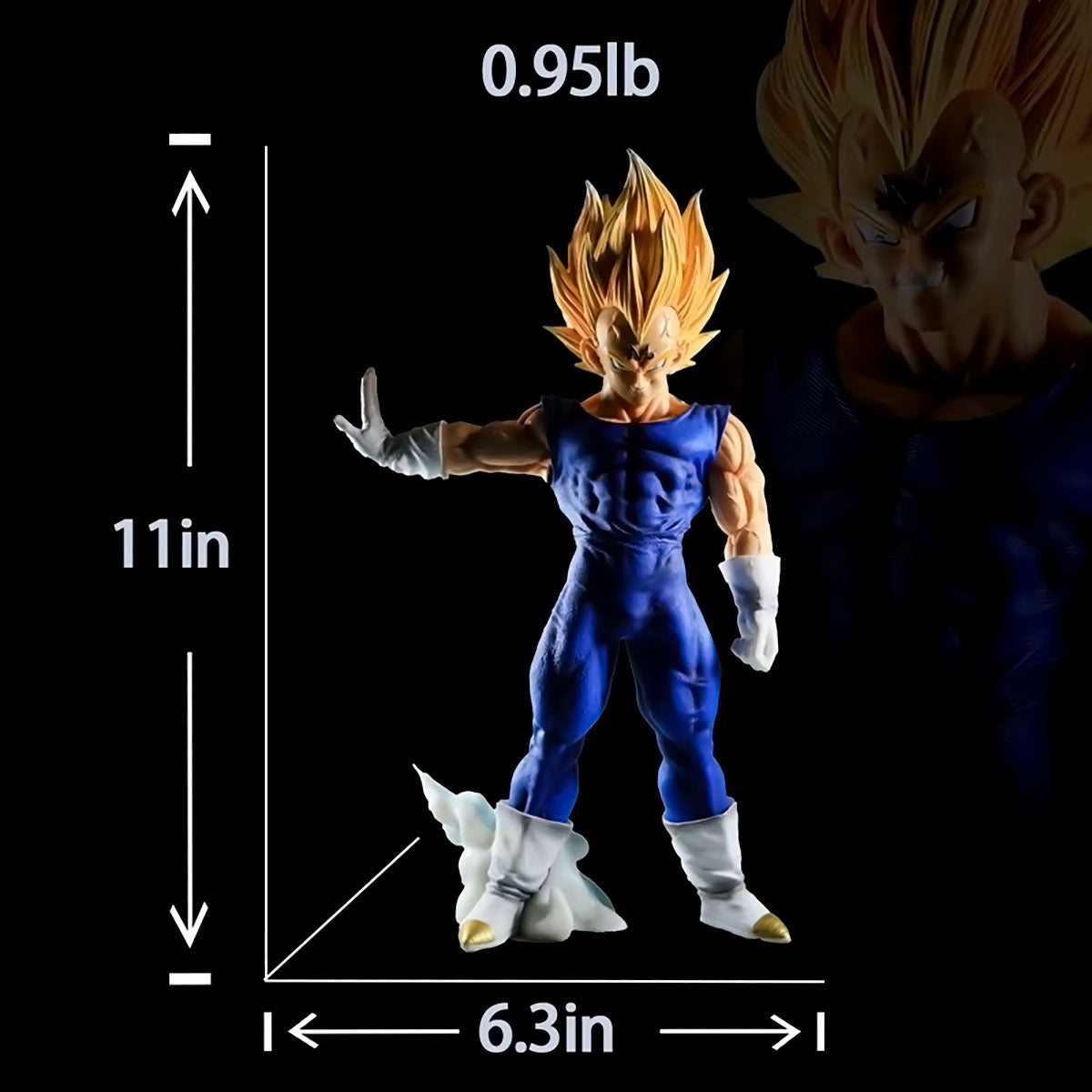 dragon ball - drt016 - anime super saiyan vegeta dragon ball figure majin vegeta figurine pvc action figures model toys gifts