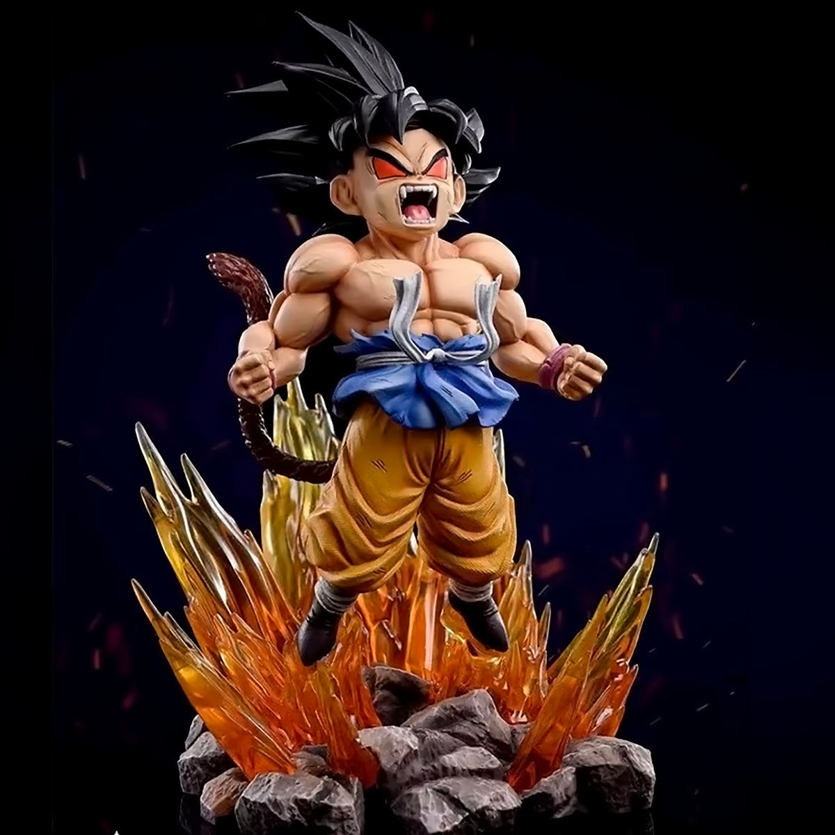 dragon ball - drt018 - anime dragon ball z figure son goku figure ssj4 pvc action figure collection model toys gifts