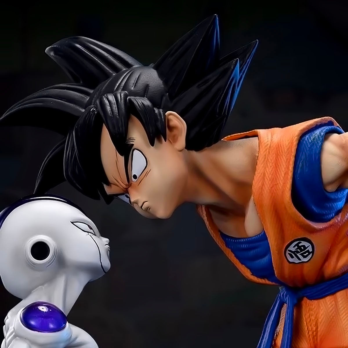 dragon ball - drt027 - dragon ball anime figures son goku frieza look each other figurine 23cm pvc statue model doll collection room decora toys gifts