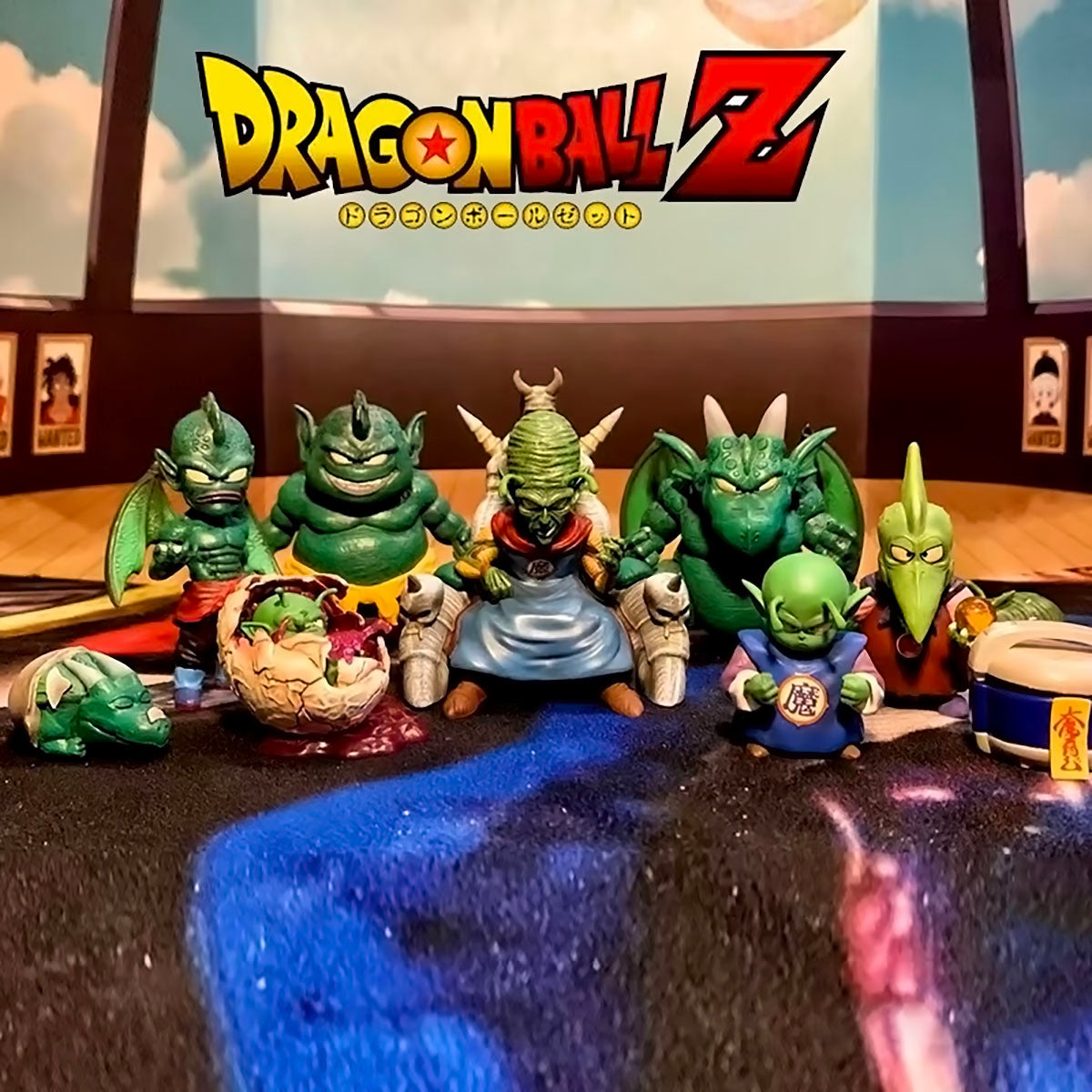 dragon ball - drt029 - anime dragon ball piccolo daimao figure cymbal tambourine drum piano king piccolo pvc action figures model toys gifts