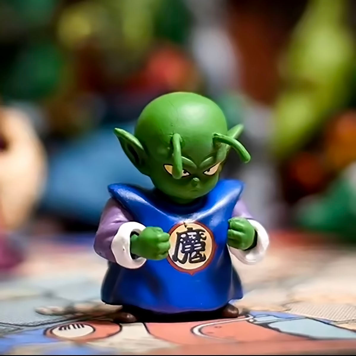 dragon ball - drt029 - anime dragon ball piccolo daimao figure cymbal tambourine drum piano king piccolo pvc action figures model toys gifts