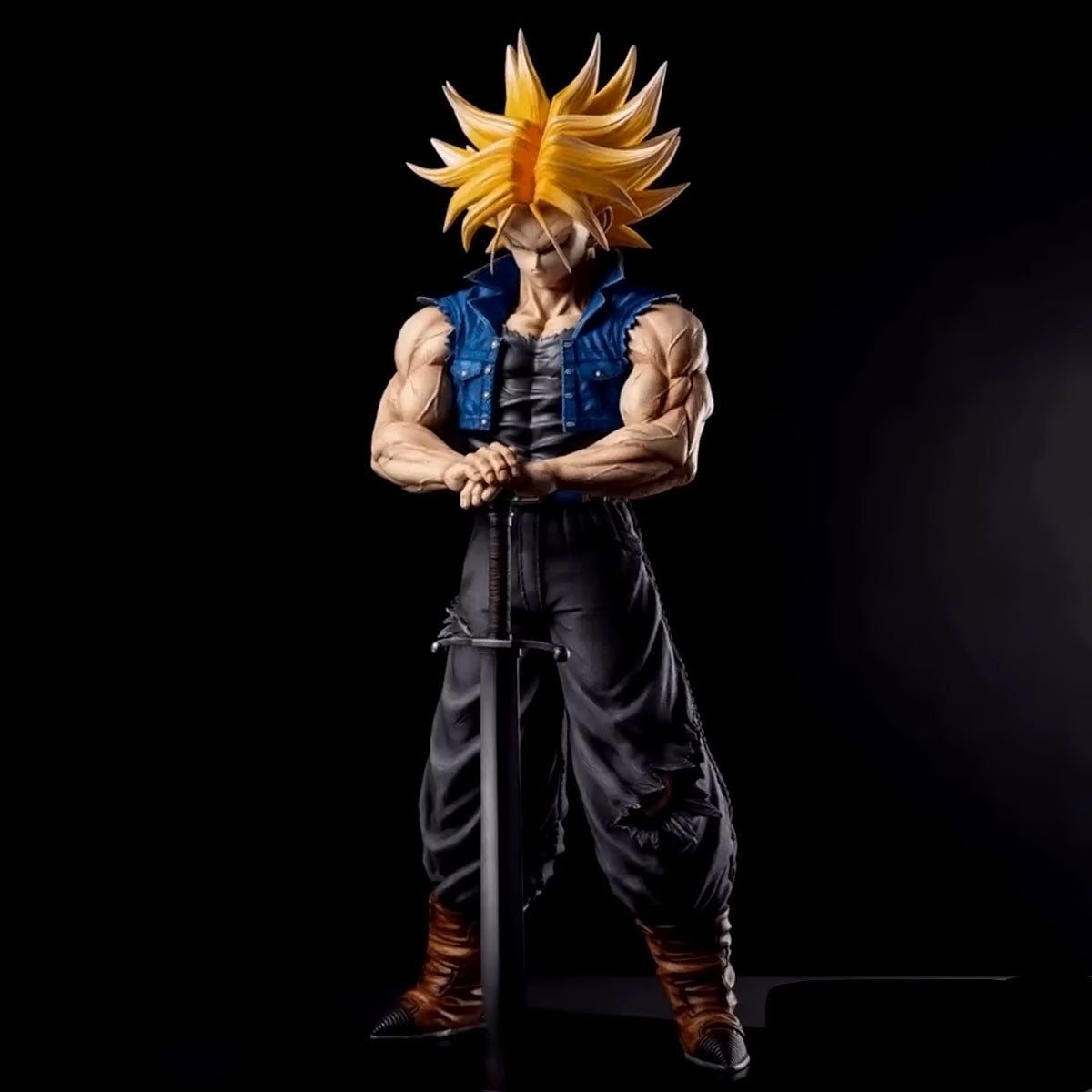 dragon ball - drt030 - dragon ball z anime trunks figure trunks action figures pvc statue collection model decoration doll toys gifts