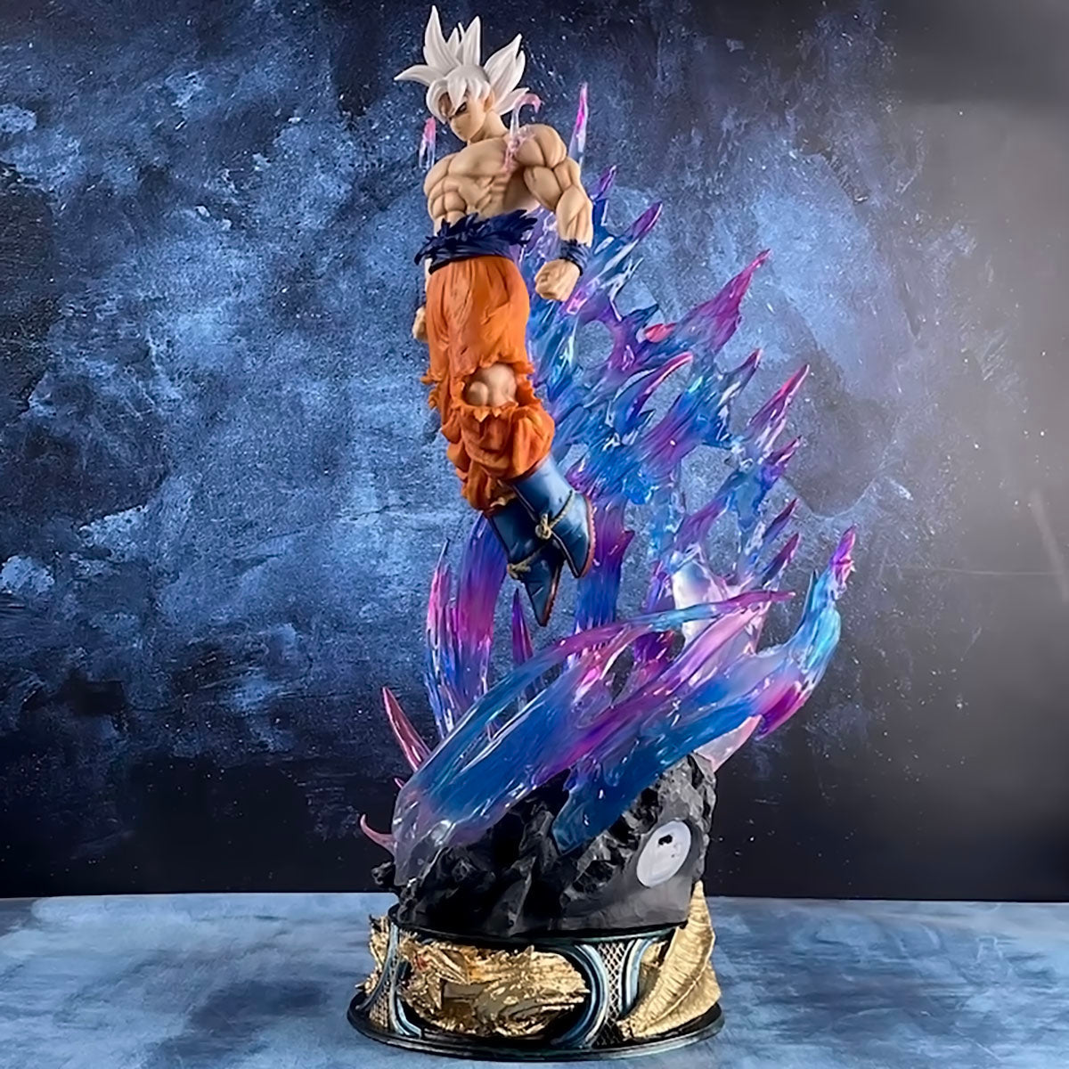 dragon ball - drt031 - anime dragon ball figure son goku action figures ultra instinct super saiyan statue pvc emit light model collection gifts