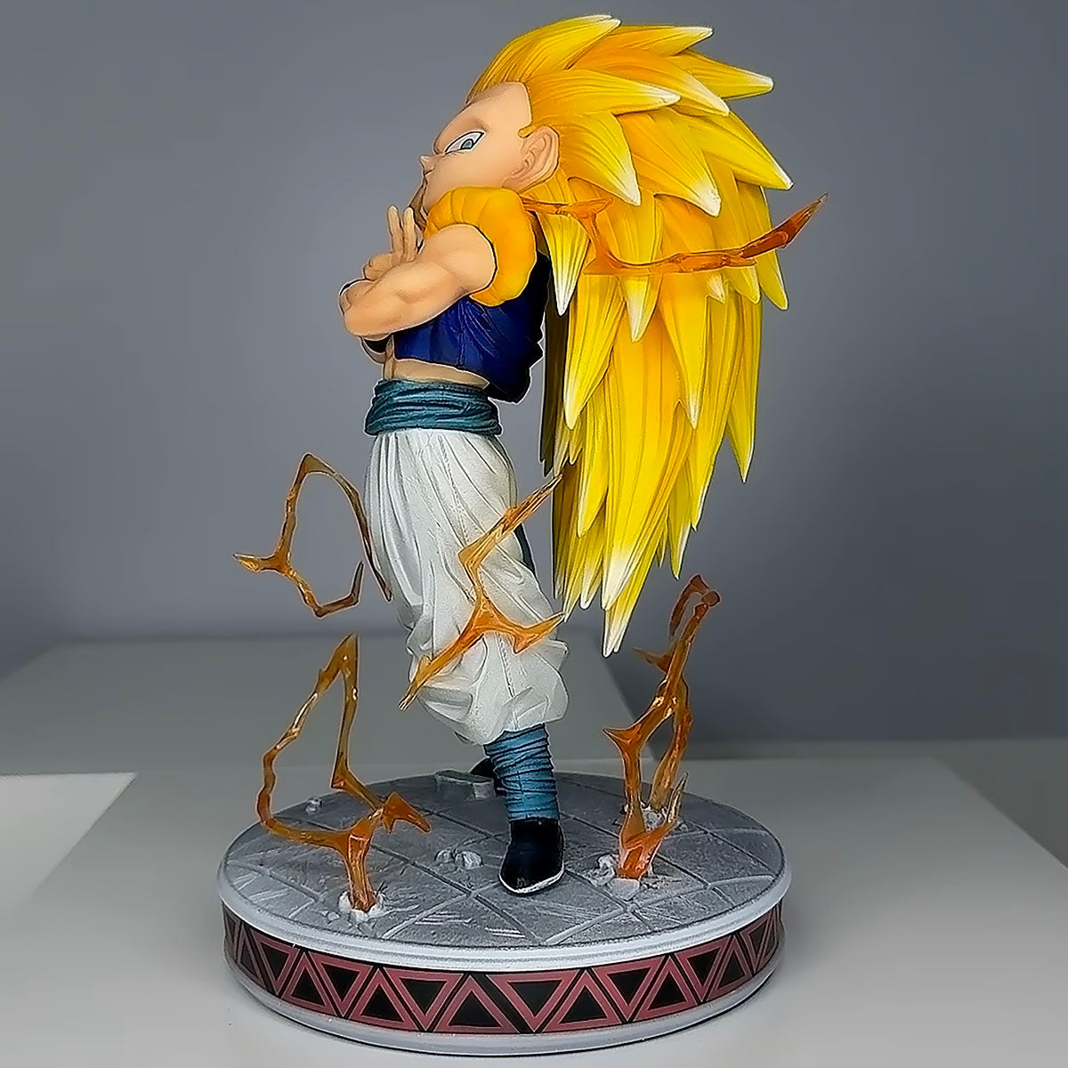 dragon ball - drt033 - dragon ball z figures super saiyan gotenks anime figurine ghost squad model statue doll collection decoration toys gifts