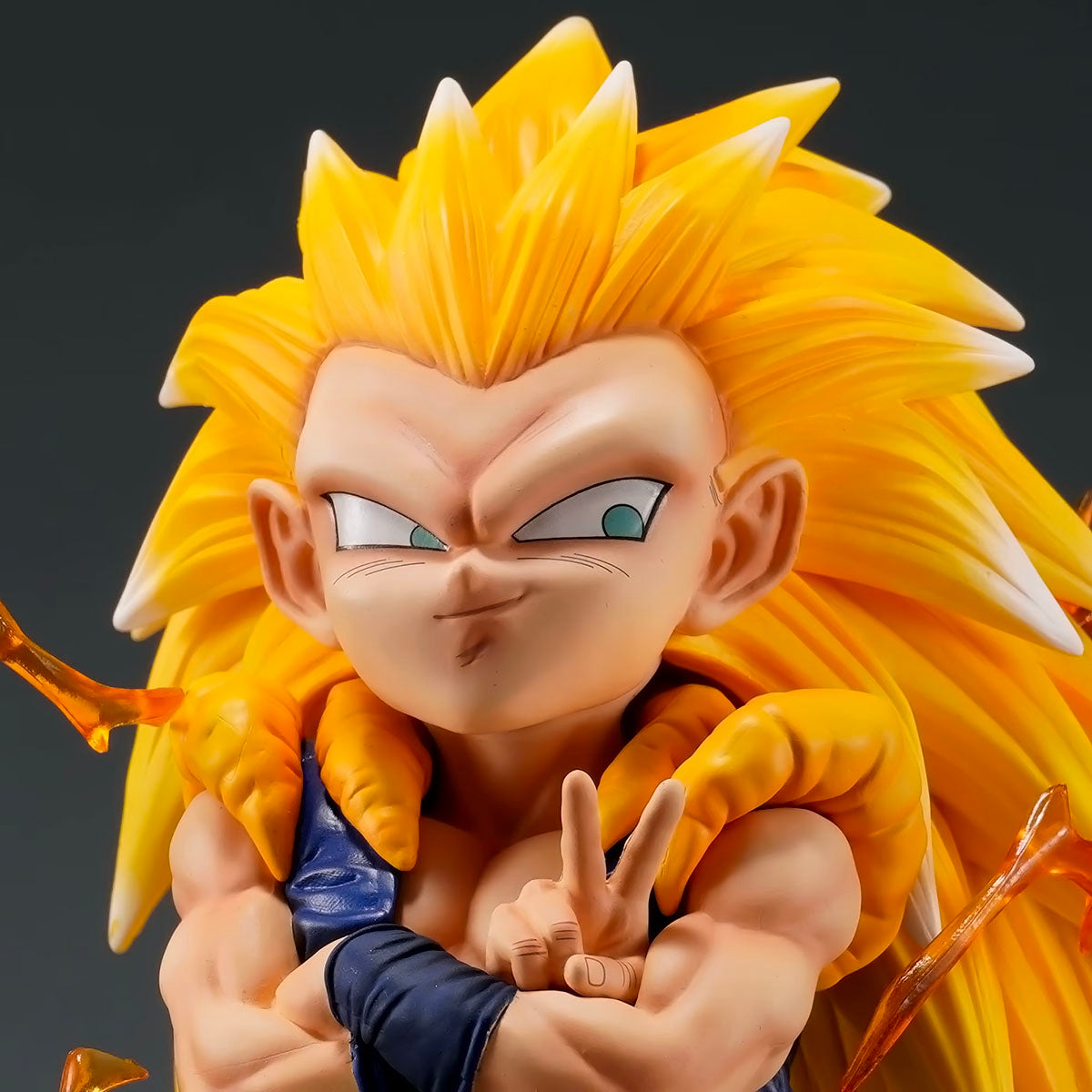 dragon ball - drt033 - dragon ball z figures super saiyan gotenks anime figurine ghost squad model statue doll collection decoration toys gifts