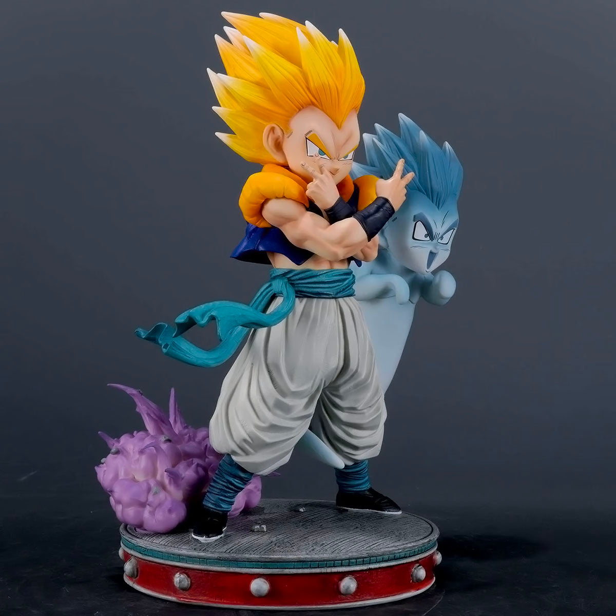 dragon ball - drt033 - dragon ball z figures super saiyan gotenks anime figurine ghost squad model statue doll collection decoration toys gifts
