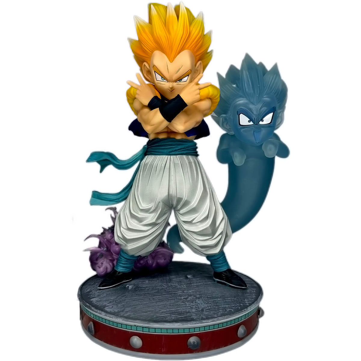 dragon ball - drt033 - dragon ball z figures super saiyan gotenks anime figurine ghost squad model statue doll collection decoration toys gifts