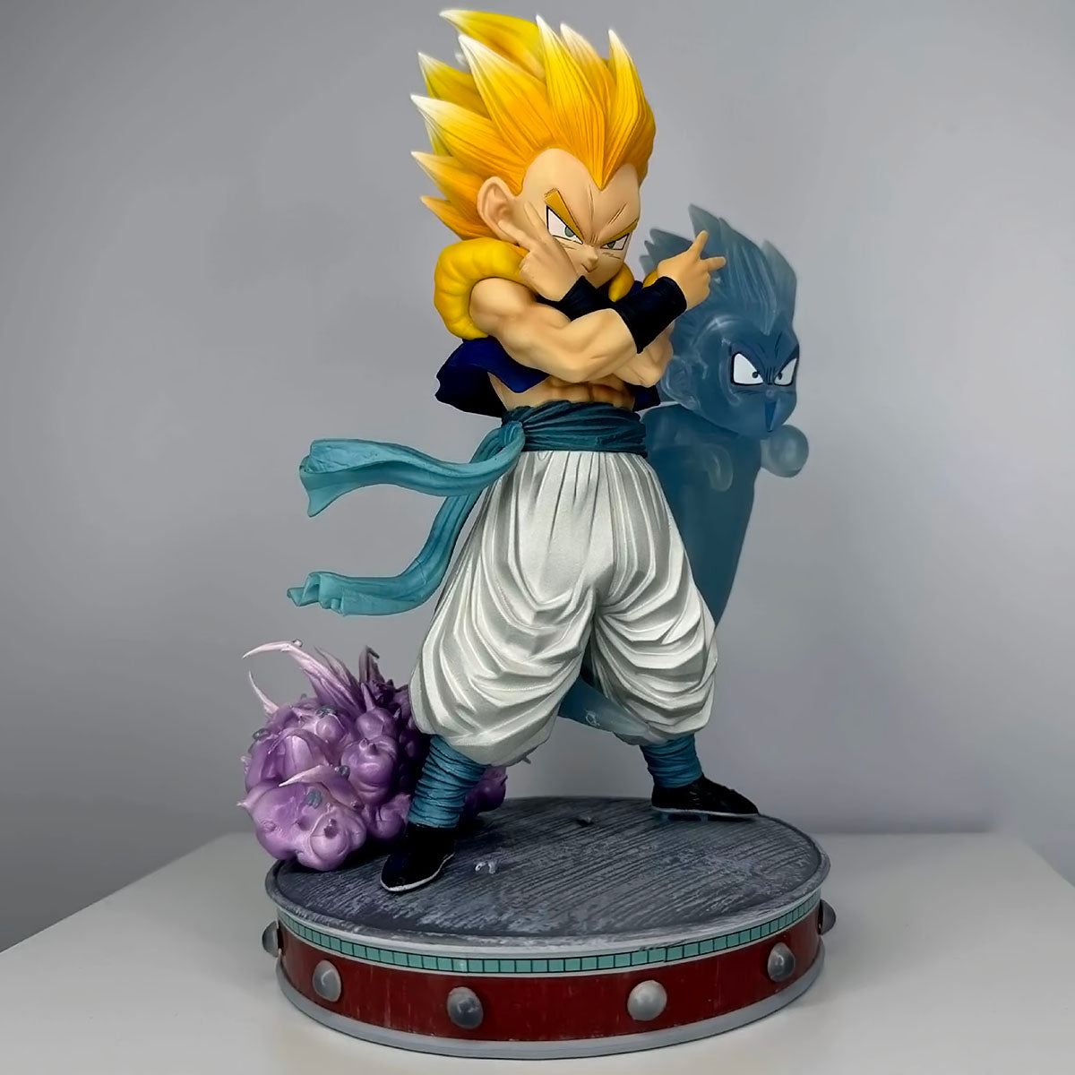dragon ball - drt033 - dragon ball z figures super saiyan gotenks anime figurine ghost squad model statue doll collection decoration toys gifts