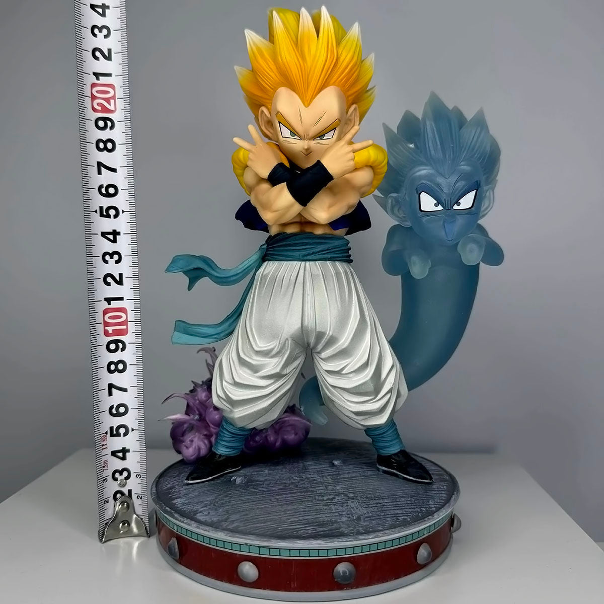 dragon ball - drt033 - dragon ball z figures super saiyan gotenks anime figurine ghost squad model statue doll collection decoration toys gifts