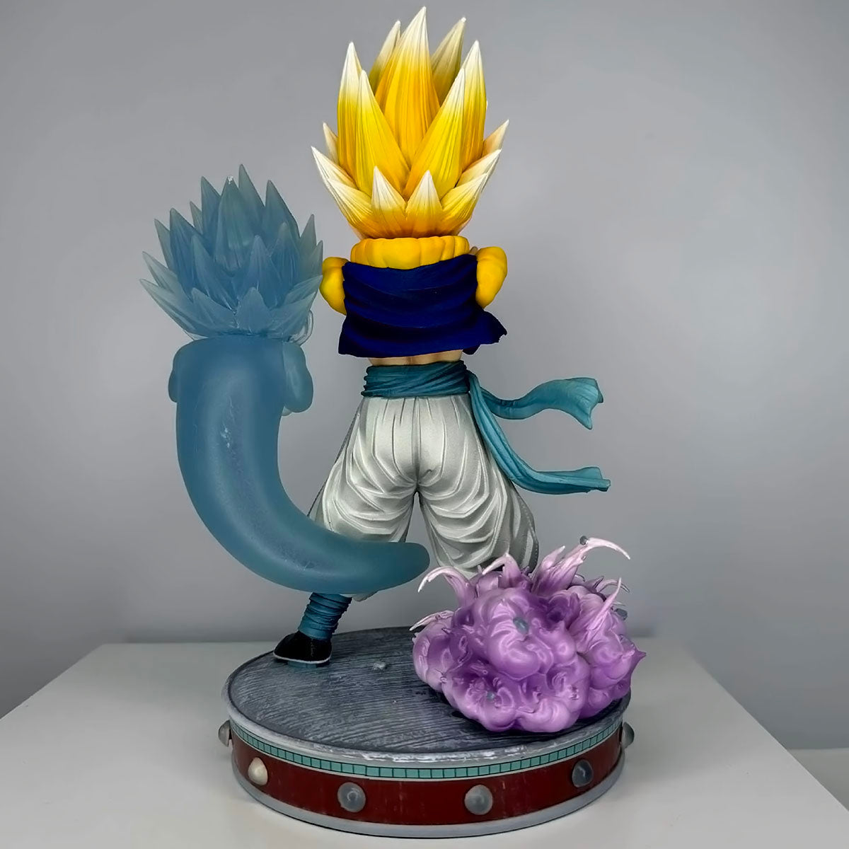 dragon ball - drt033 - dragon ball z figures super saiyan gotenks anime figurine ghost squad model statue doll collection decoration toys gifts