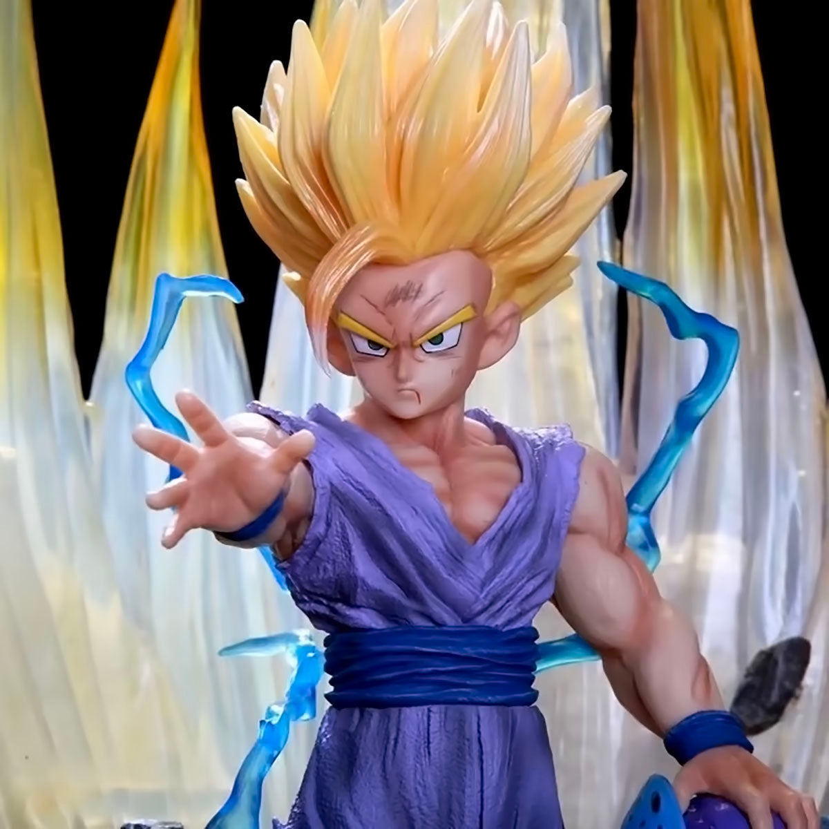 dragon ball - drt036 - dragon ball z anime figure model gk son gohan figurine 41cm height with led statue vegetto goku collection toys dbz figma dolls