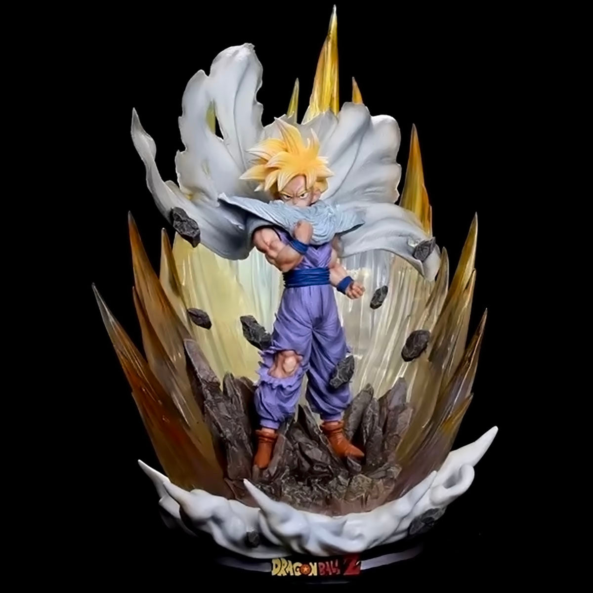 dragon ball - drt036 - dragon ball z anime figure model gk son gohan figurine 41cm height with led statue vegetto goku collection toys dbz figma dolls