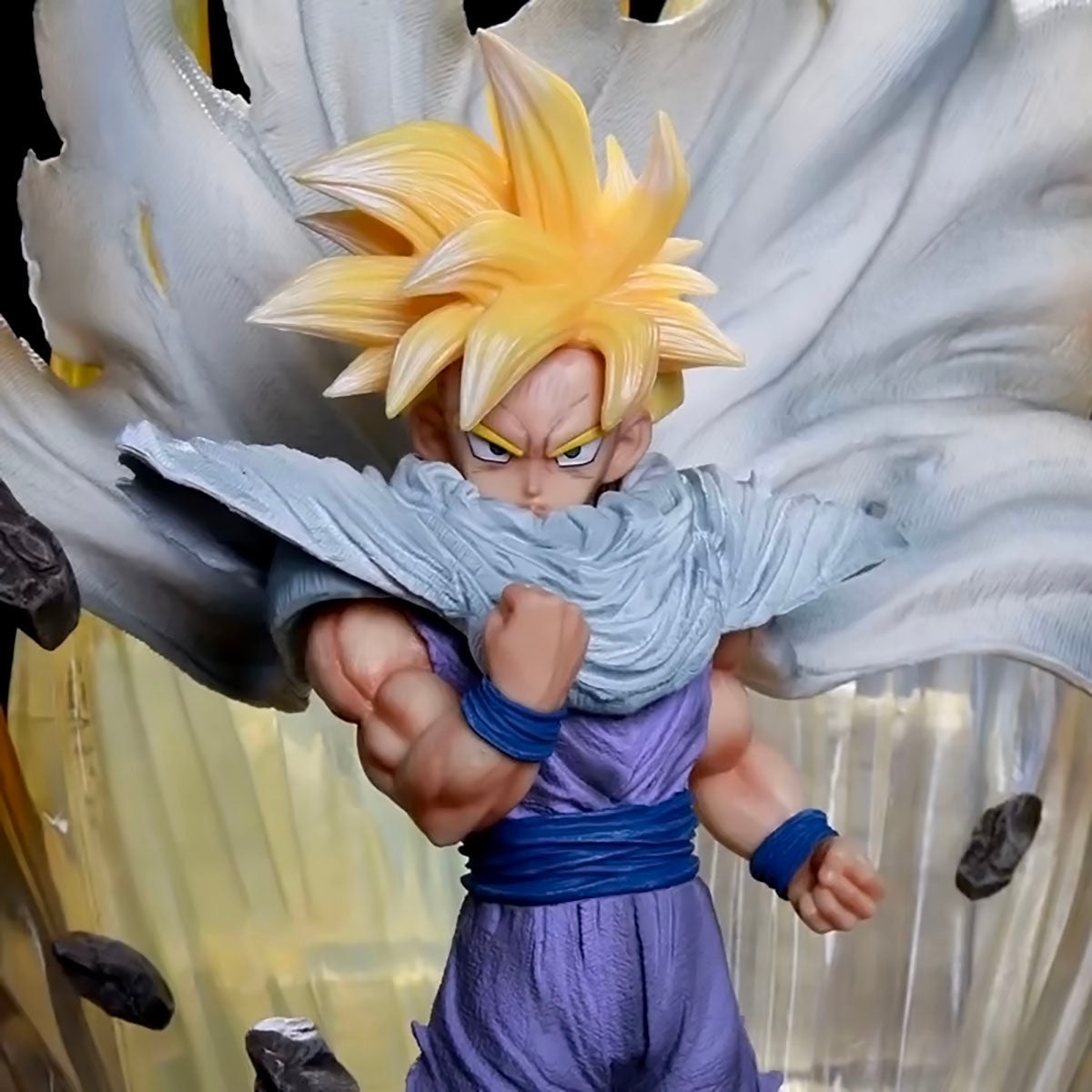 dragon ball - drt036 - dragon ball z anime figure model gk son gohan figurine 41cm height with led statue vegetto goku collection toys dbz figma dolls