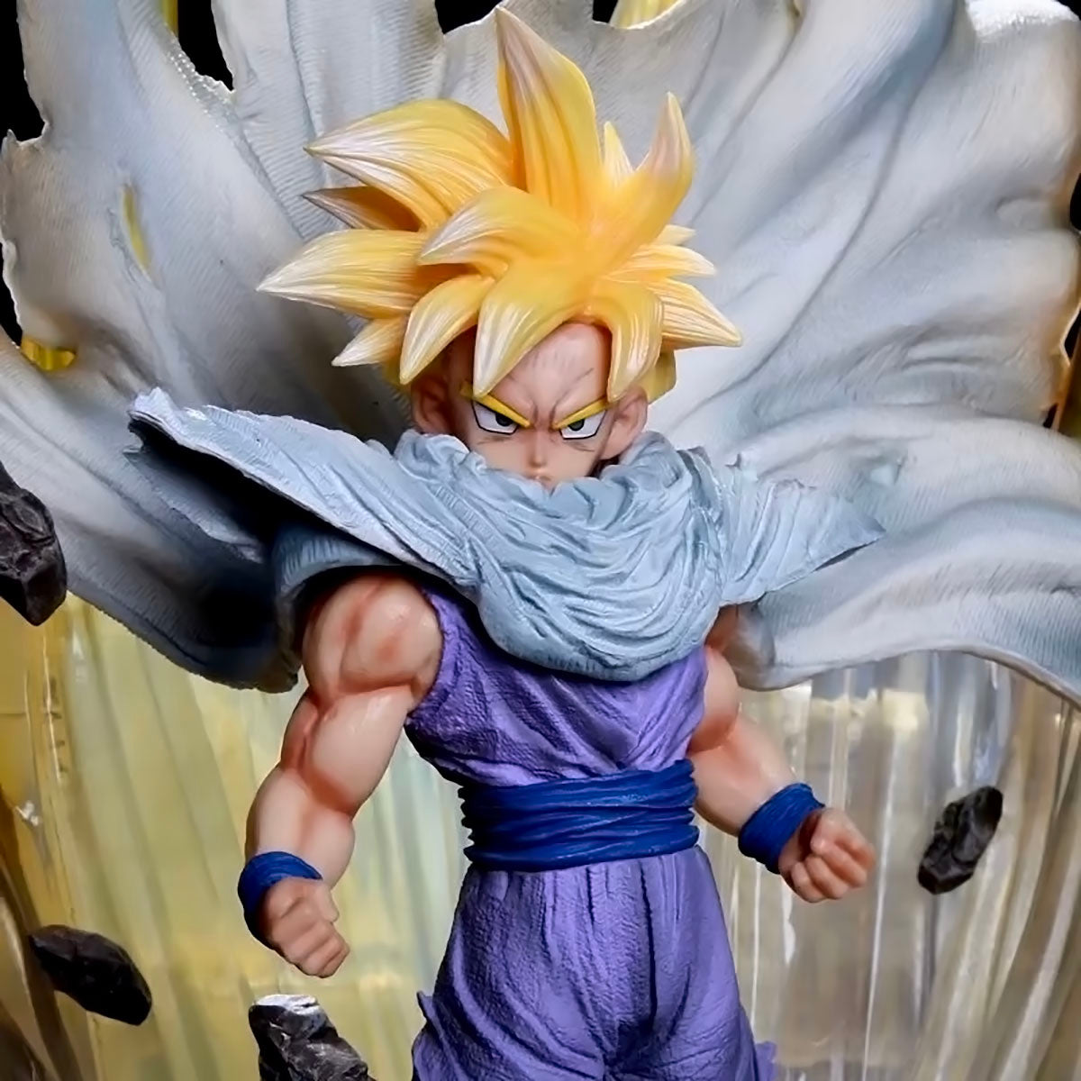 dragon ball - drt036 - dragon ball z anime figure model gk son gohan figurine 41cm height with led statue vegetto goku collection toys dbz figma dolls
