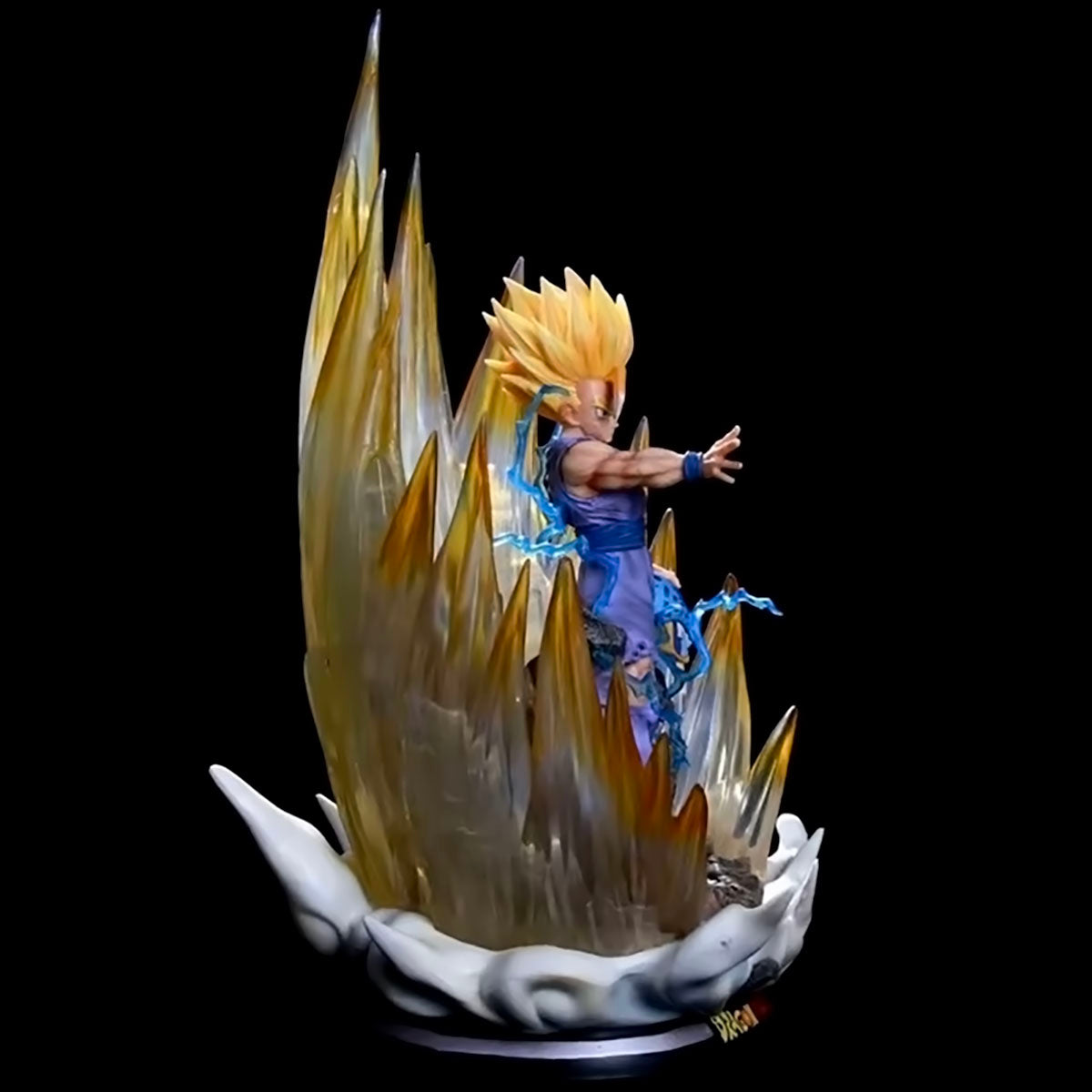 dragon ball - drt036 - dragon ball z anime figure model gk son gohan figurine 41cm height with led statue vegetto goku collection toys dbz figma dolls