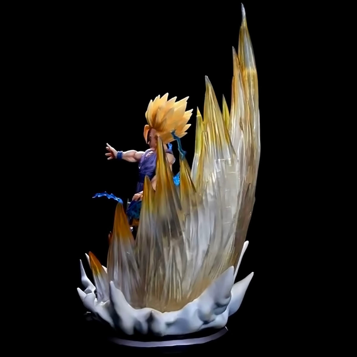 dragon ball - drt036 - dragon ball z anime figure model gk son gohan figurine 41cm height with led statue vegetto goku collection toys dbz figma dolls