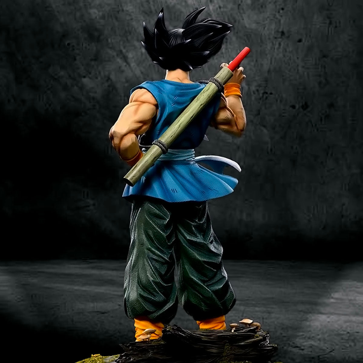 dragon ball - drt037 - dragon ball son goku happy laughing goku figure four star dragon ball action figurine statue model statue toys gift