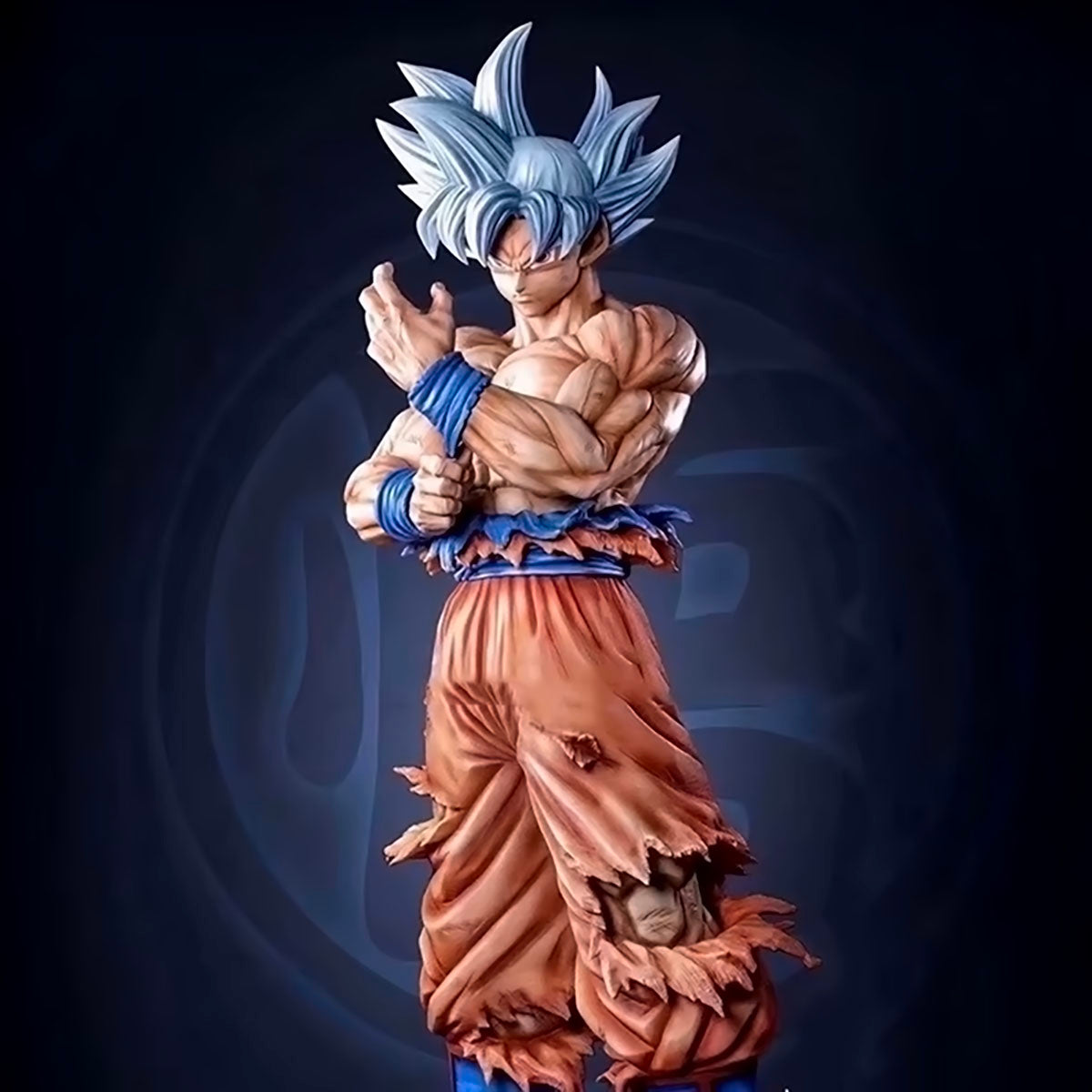 dragon ball - drt038 - dragon ball silver hair goku super gros freedom ultra instinct anime peripherals figure model ornaments collect toy gifts