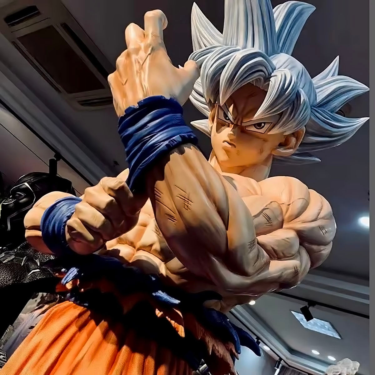 dragon ball - drt038 - dragon ball silver hair goku super gros freedom ultra instinct anime peripherals figure model ornaments collect toy gifts