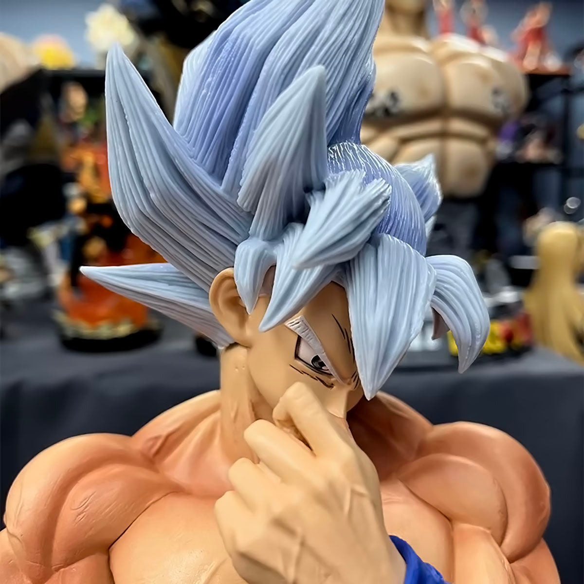 dragon ball - drt038 - dragon ball silver hair goku super gros freedom ultra instinct anime peripherals figure model ornaments collect toy gifts