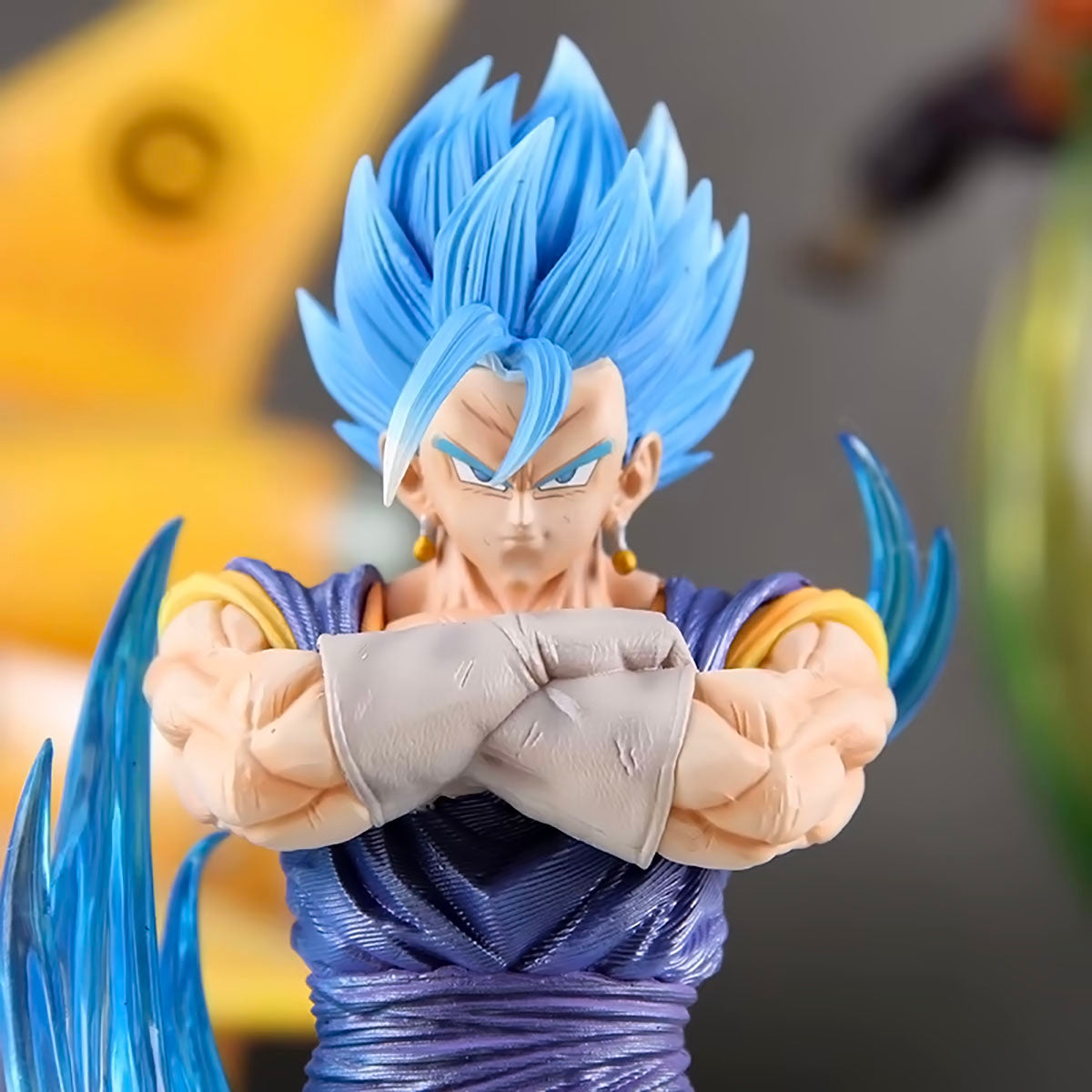 dragon ball - drt039 - anime dragon ball z vegetto figure the combination of sun wukong and beijita statue dolls ornament toys gifts