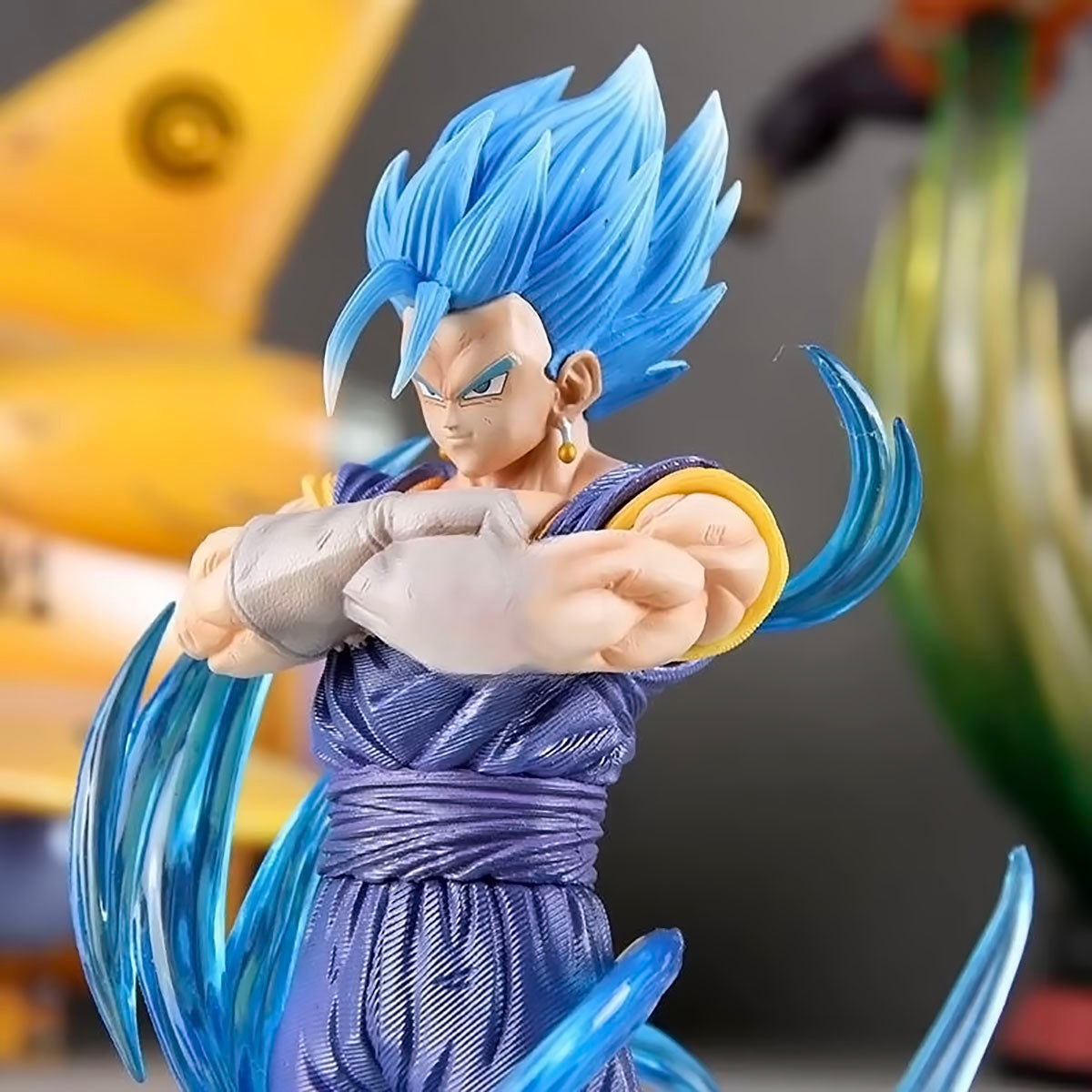 dragon ball - drt039 - anime dragon ball z vegetto figure the combination of sun wukong and beijita statue dolls ornament toys gifts
