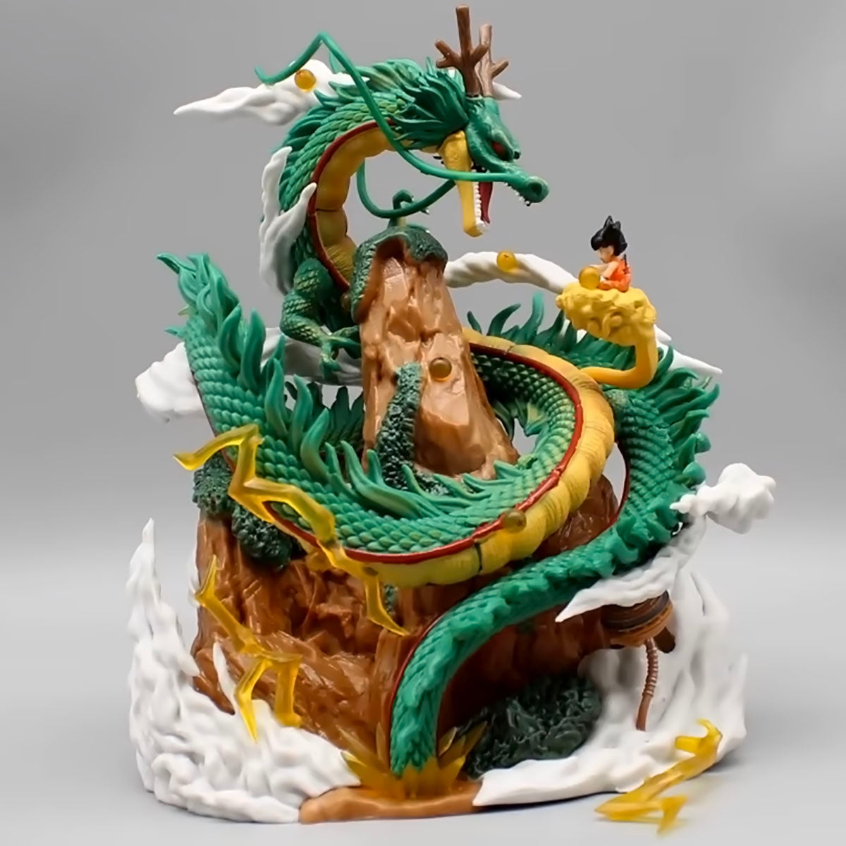 dragon ball - drt040 - anime dragon ball z shenron figure with kid goku figurine pvc action figures gk statue dbz shenlong collectible model toys gifts