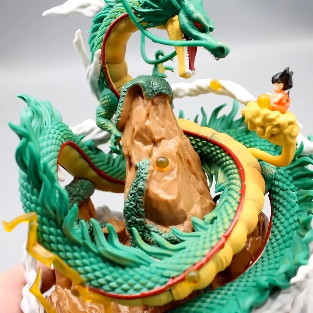 dragon ball - drt040 - anime dragon ball z shenron figure with kid goku figurine pvc action figures gk statue dbz shenlong collectible model toys gifts