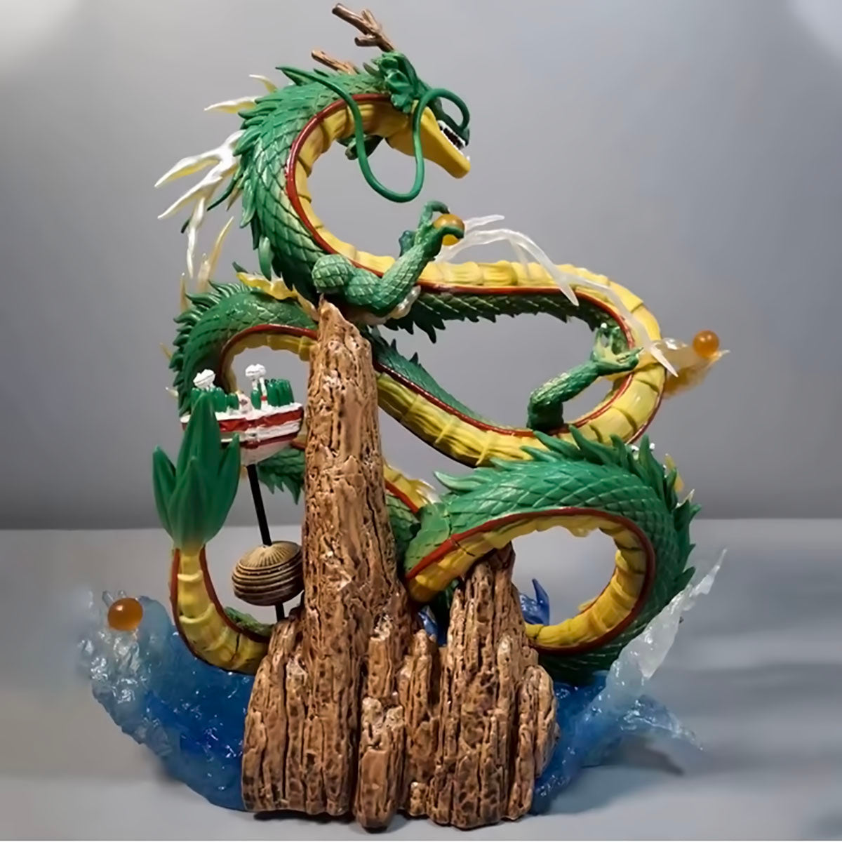 dragon ball - drt040 - anime dragon ball z shenron figure with kid goku figurine pvc action figures gk statue dbz shenlong collectible model toys gifts