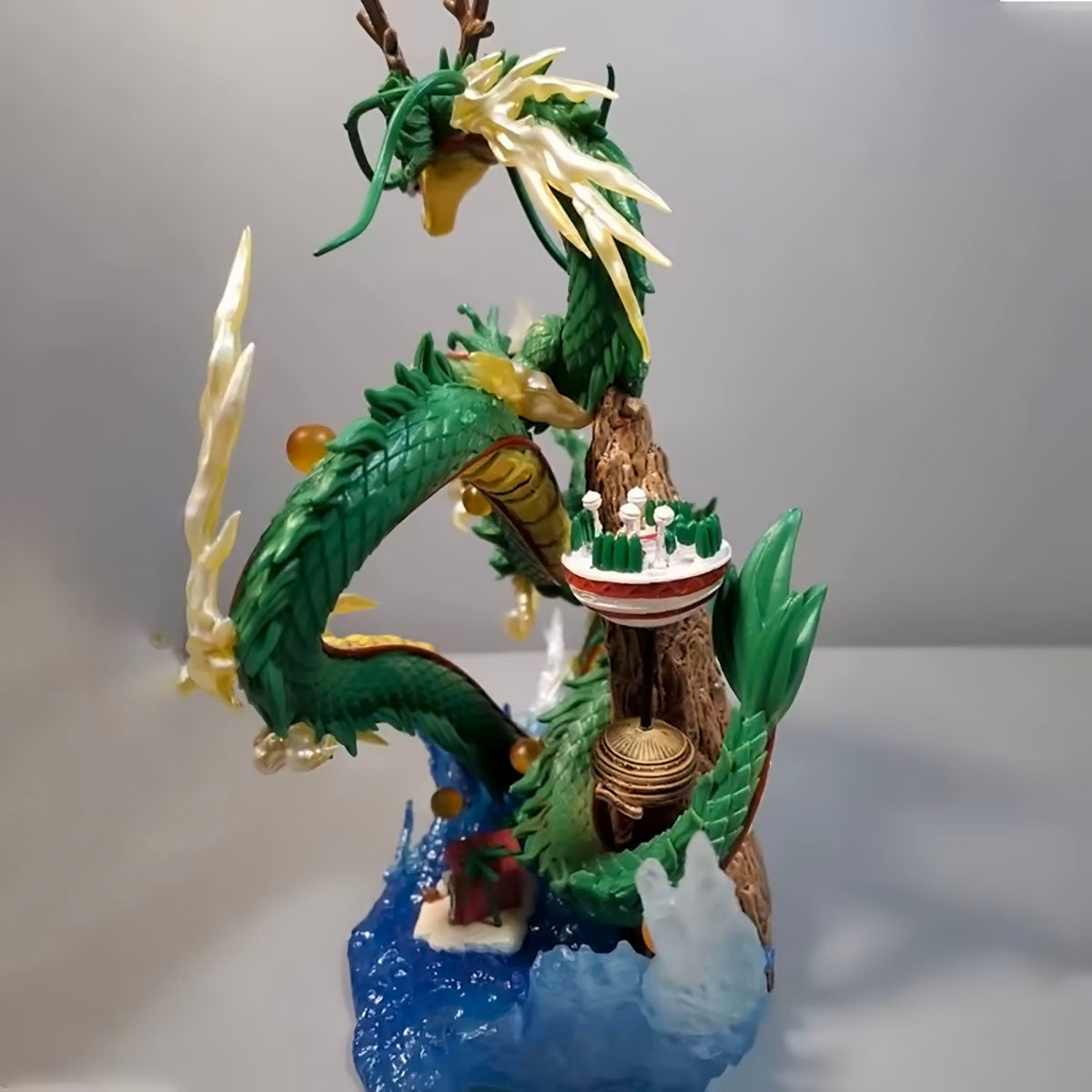 dragon ball - drt040 - anime dragon ball z shenron figure with kid goku figurine pvc action figures gk statue dbz shenlong collectible model toys gifts