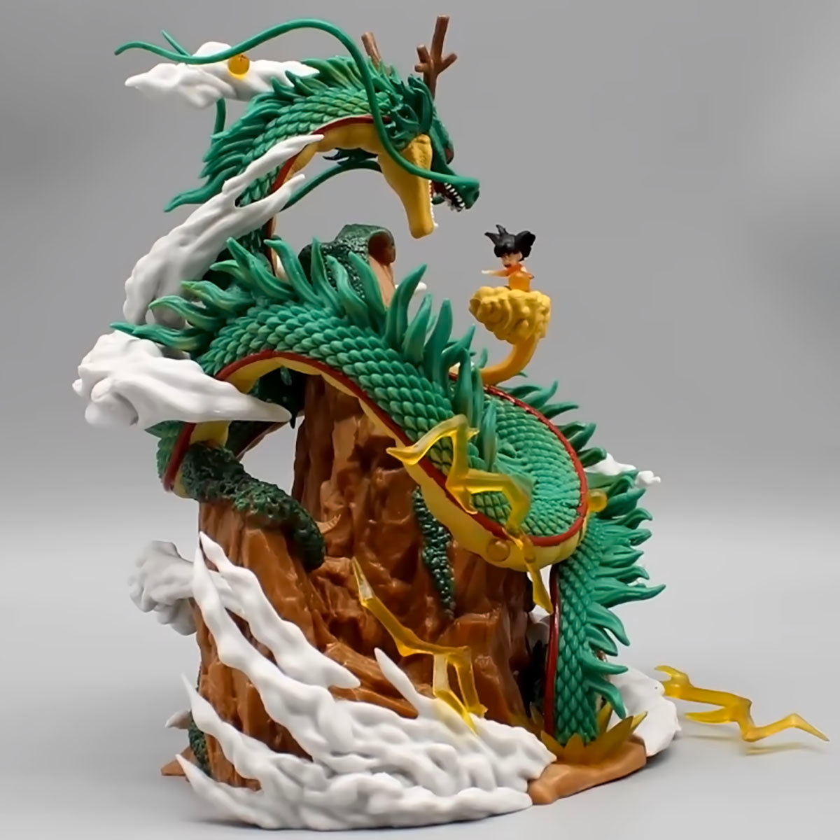 dragon ball - drt040 - anime dragon ball z shenron figure with kid goku figurine pvc action figures gk statue dbz shenlong collectible model toys gifts