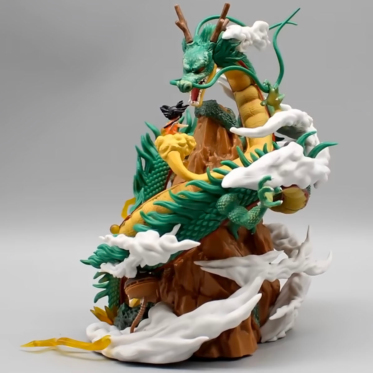 dragon ball - drt040 - anime dragon ball z shenron figure with kid goku figurine pvc action figures gk statue dbz shenlong collectible model toys gifts