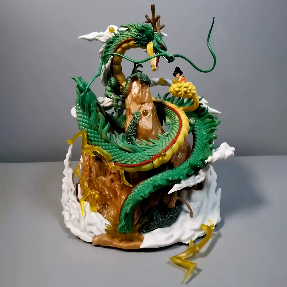 dragon ball - drt040 - anime dragon ball z shenron figure with kid goku figurine pvc action figures gk statue dbz shenlong collectible model toys gifts
