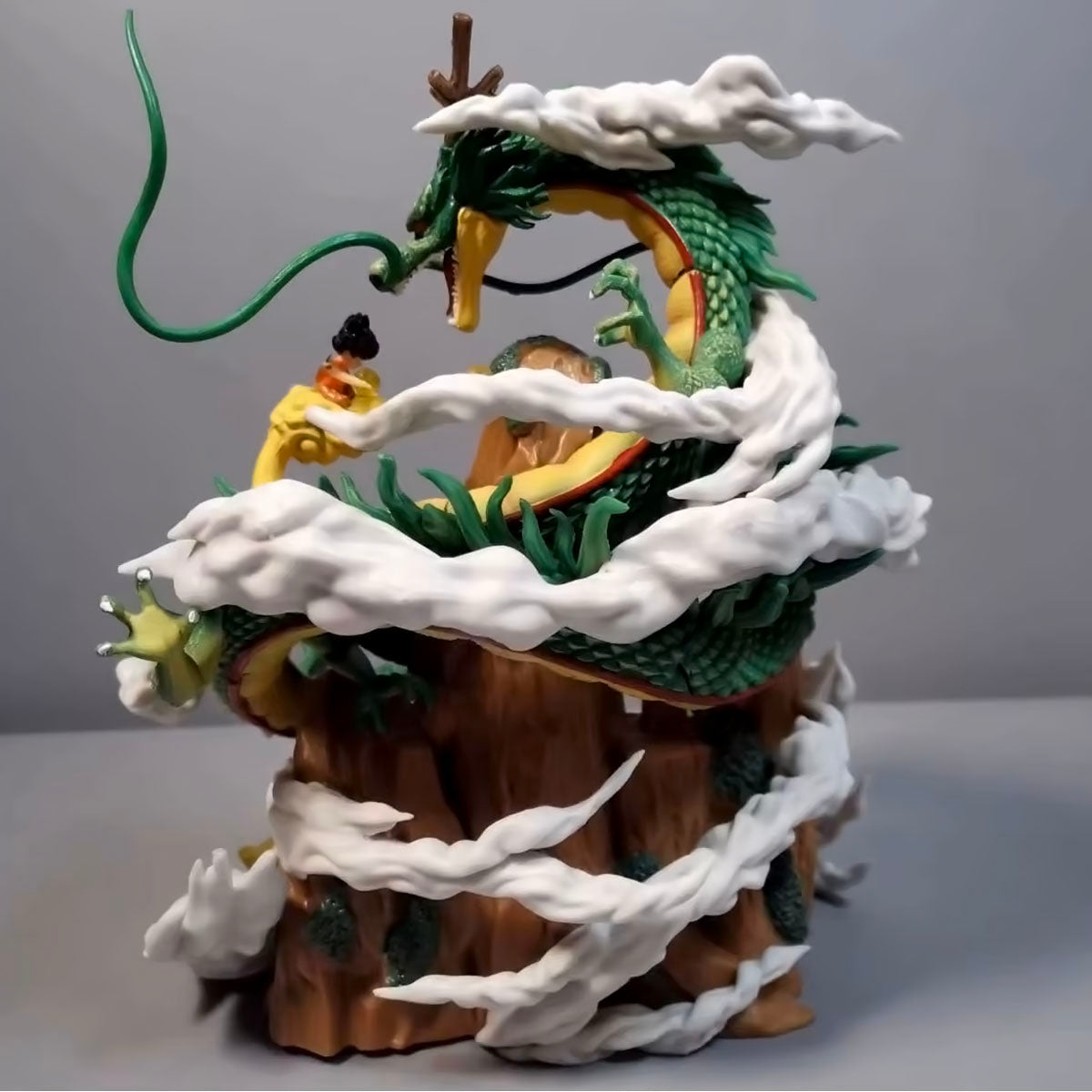 dragon ball - drt040 - anime dragon ball z shenron figure with kid goku figurine pvc action figures gk statue dbz shenlong collectible model toys gifts