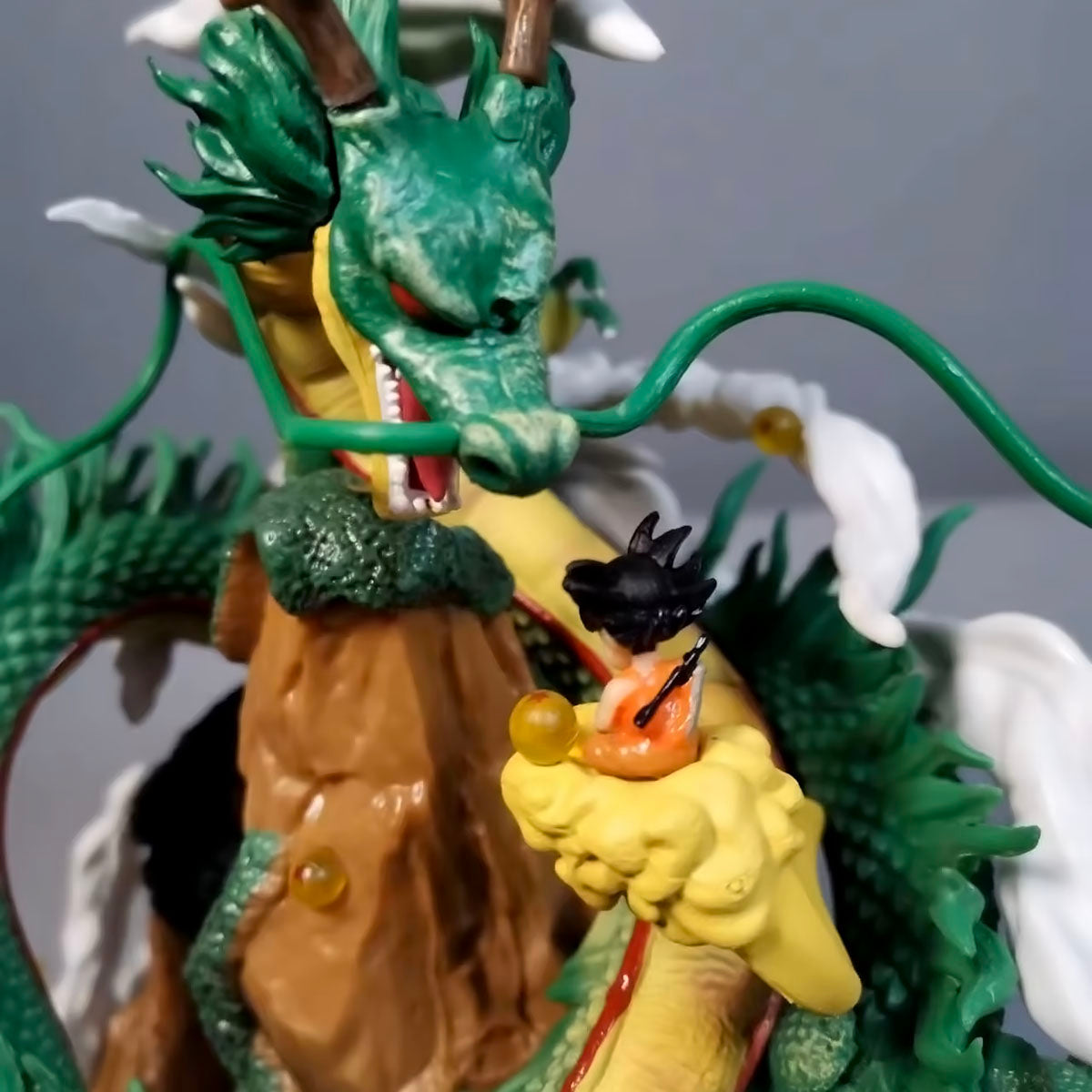 dragon ball - drt040 - anime dragon ball z shenron figure with kid goku figurine pvc action figures gk statue dbz shenlong collectible model toys gifts