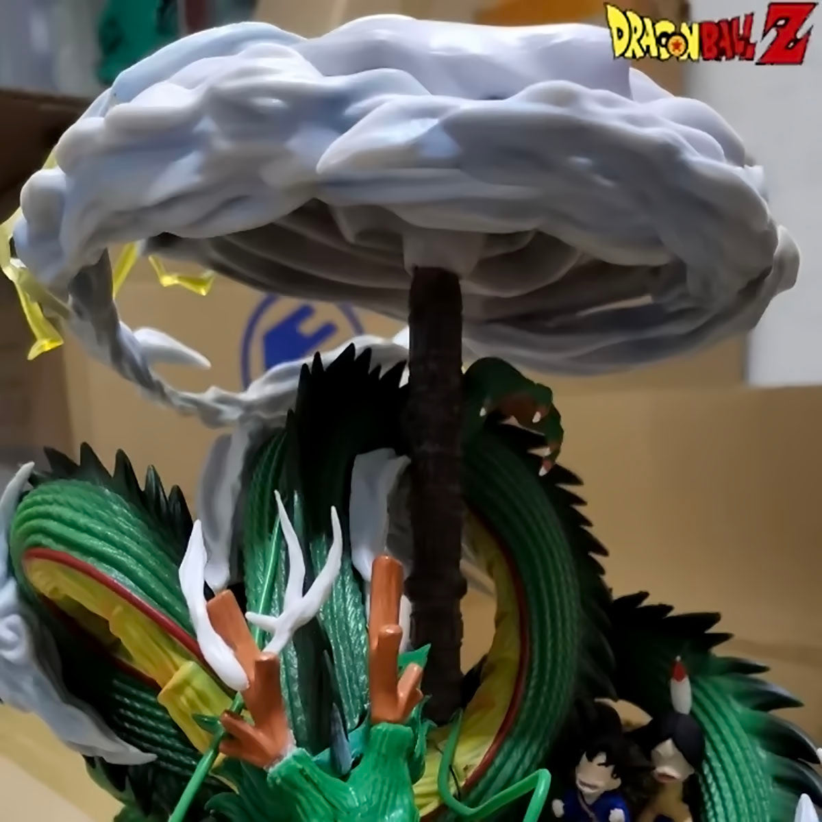 dragon ball - drt042 - anime dragon ball z shenlong and little goku figures anime characters shenlong ornaments pvc model toys gifts