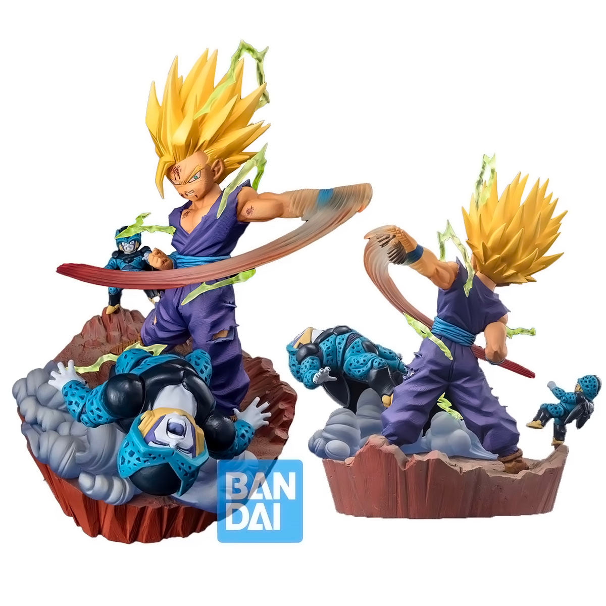 dragon ball - drt044 - original bandai figuarts zero super saiyan 2 son gohan cell dragon ball z anime figure toy anger exploding into power pvc model toys gifts