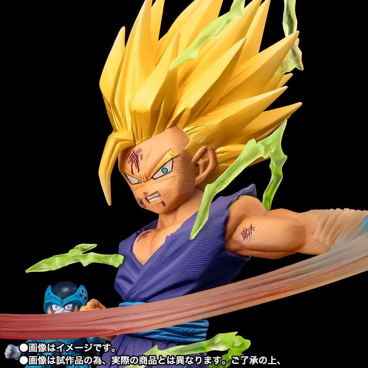 dragon ball - drt044 - original bandai figuarts zero super saiyan 2 son gohan cell dragon ball z anime figure toy anger exploding into power pvc model toys gifts
