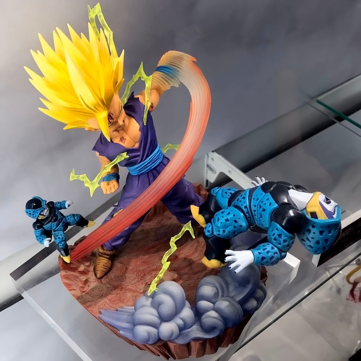 dragon ball - drt044 - original bandai figuarts zero super saiyan 2 son gohan cell dragon ball z anime figure toy anger exploding into power pvc model toys gifts