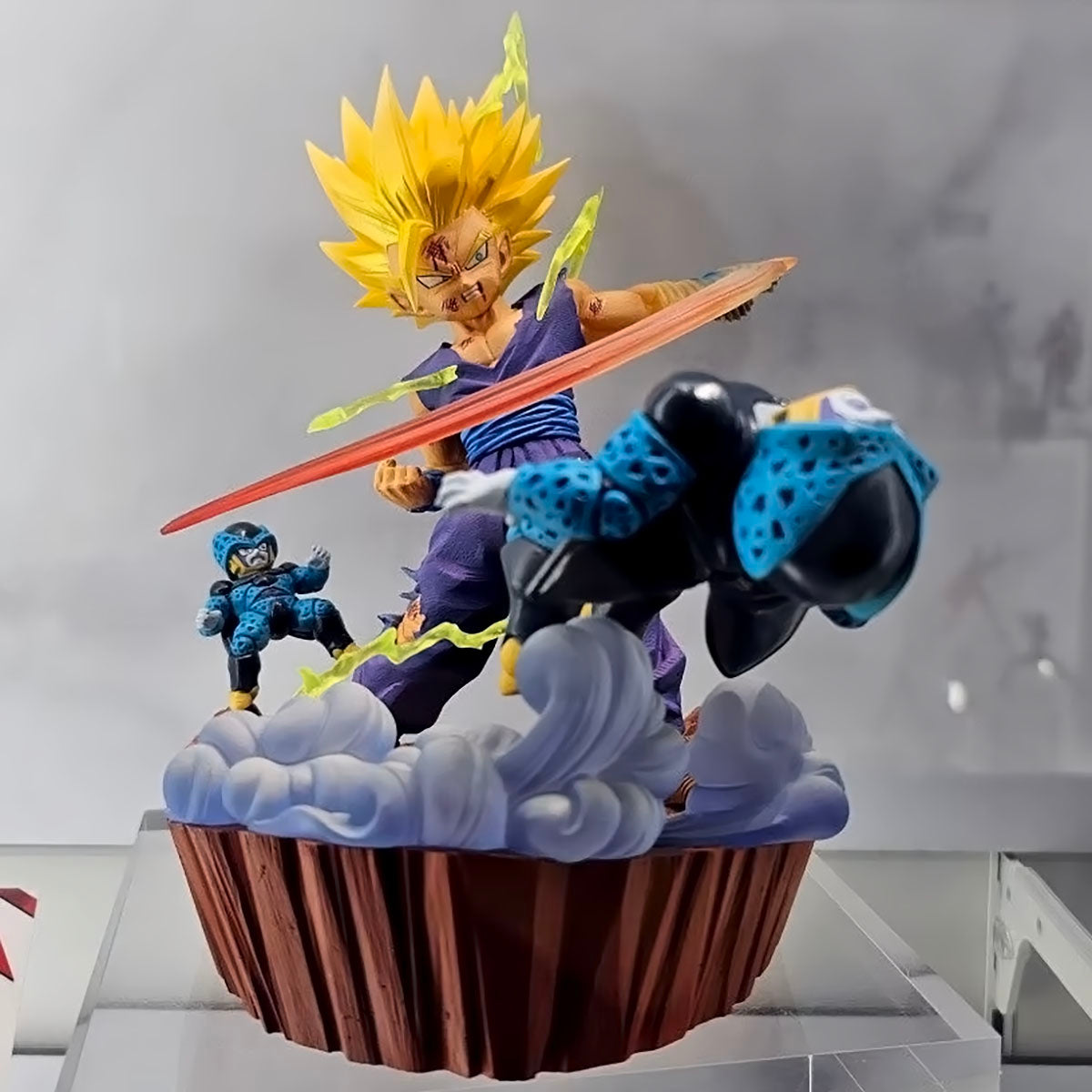 dragon ball - drt044 - original bandai figuarts zero super saiyan 2 son gohan cell dragon ball z anime figure toy anger exploding into power pvc model toys gifts