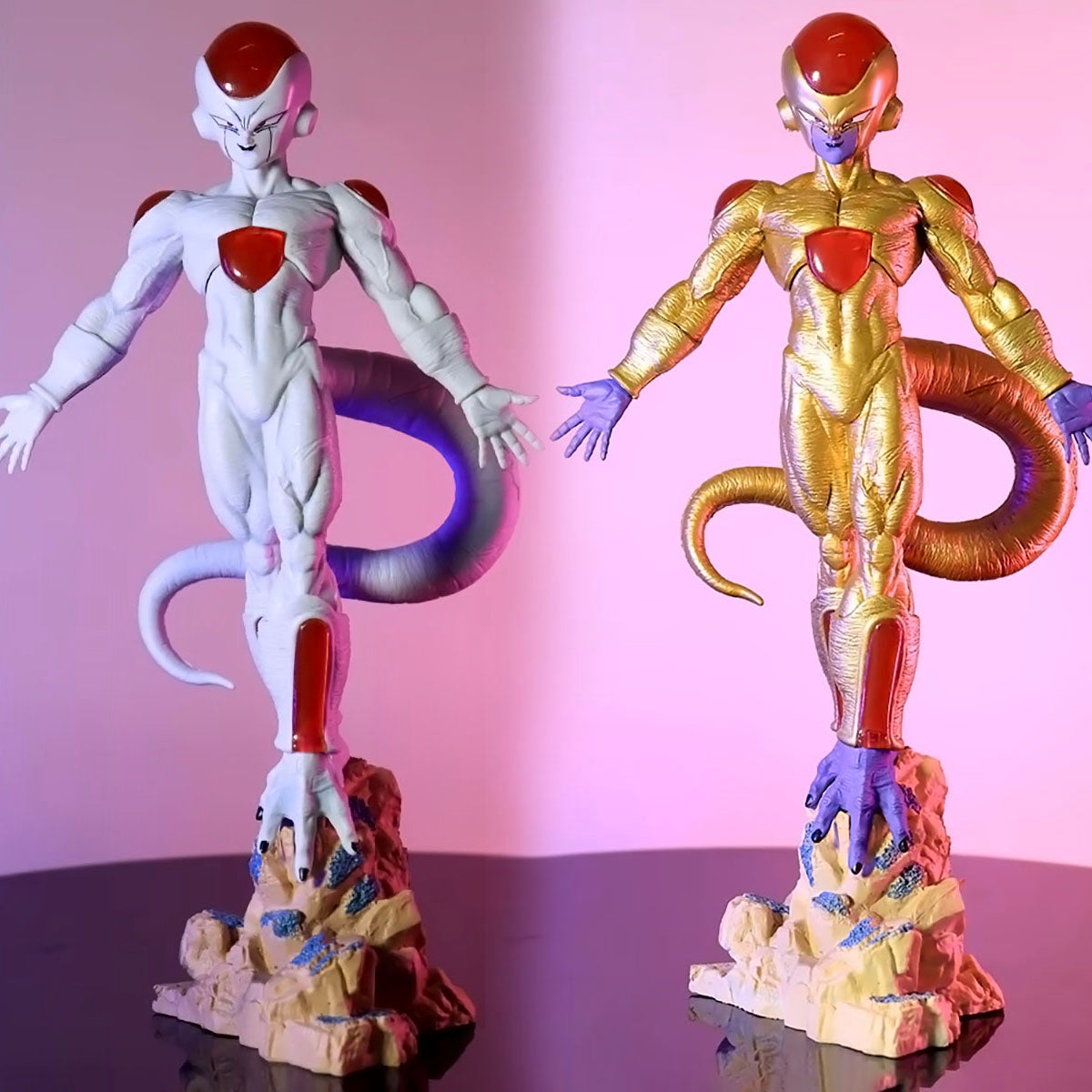 dragon ball - drt014 - anime dragon ball figures 26cm new super frieza figure golden frieza frieza figurine statue collectible pvc model doll toys gifts