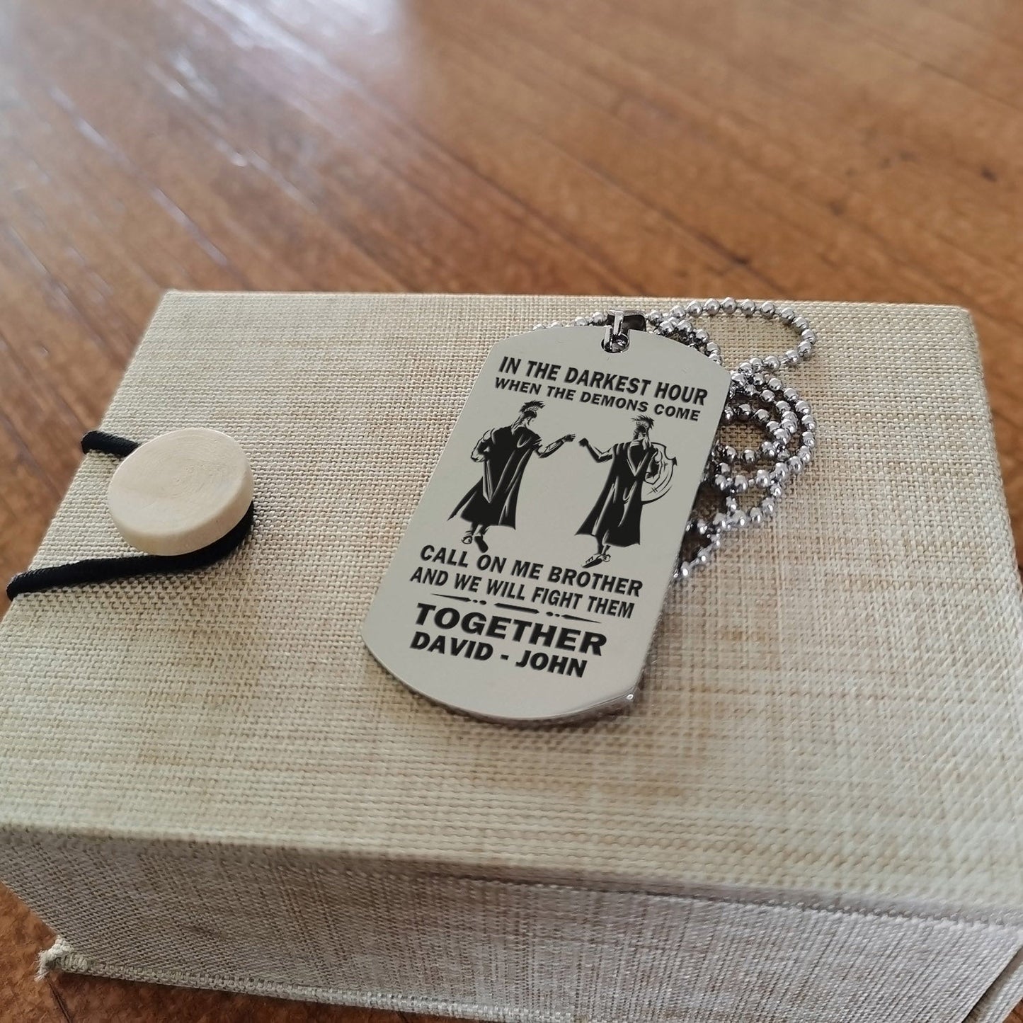 br1b call on me brother - dragon ball - goku vegeta- soldier - naruto - engraved dog necklace all style