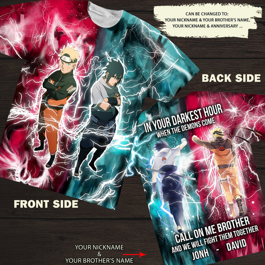 Call on me Brother- Dr - Soldier - Over Print T-Shirt All Style