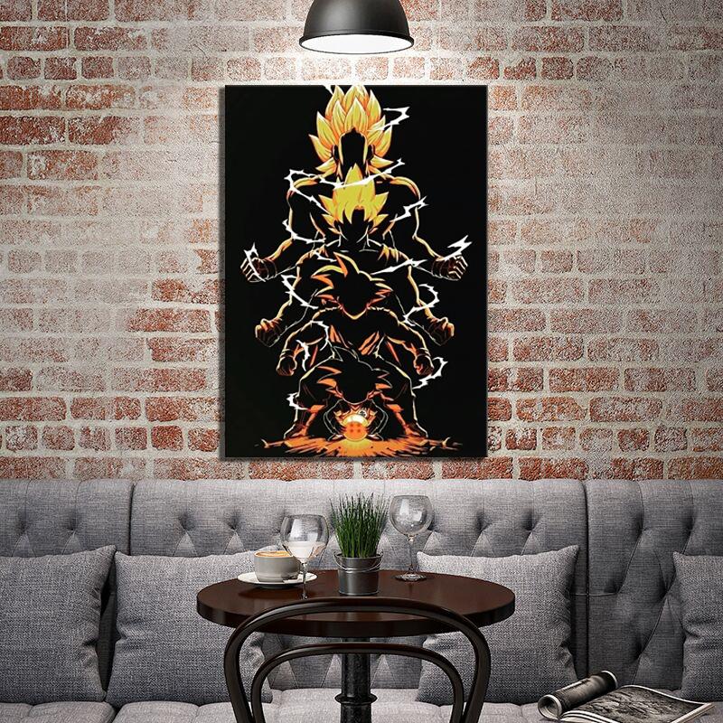 dragon ball - 1 piece cartoon picture - painting for home decor