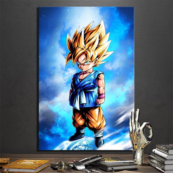 dragon ball - 1 piece digital art - painting for home decor