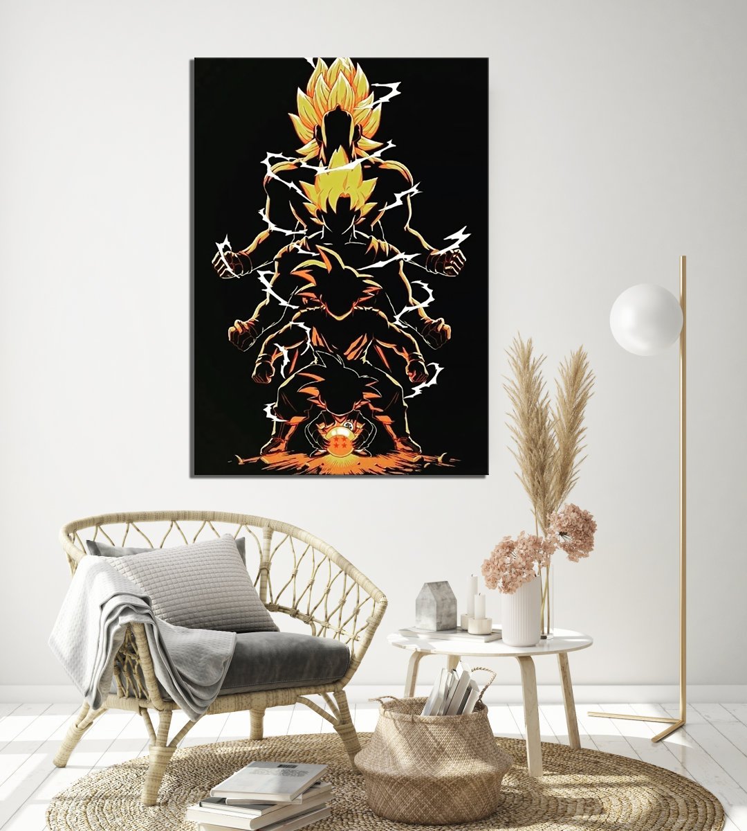 dragon ball - 1 piece cartoon picture - painting for home decor