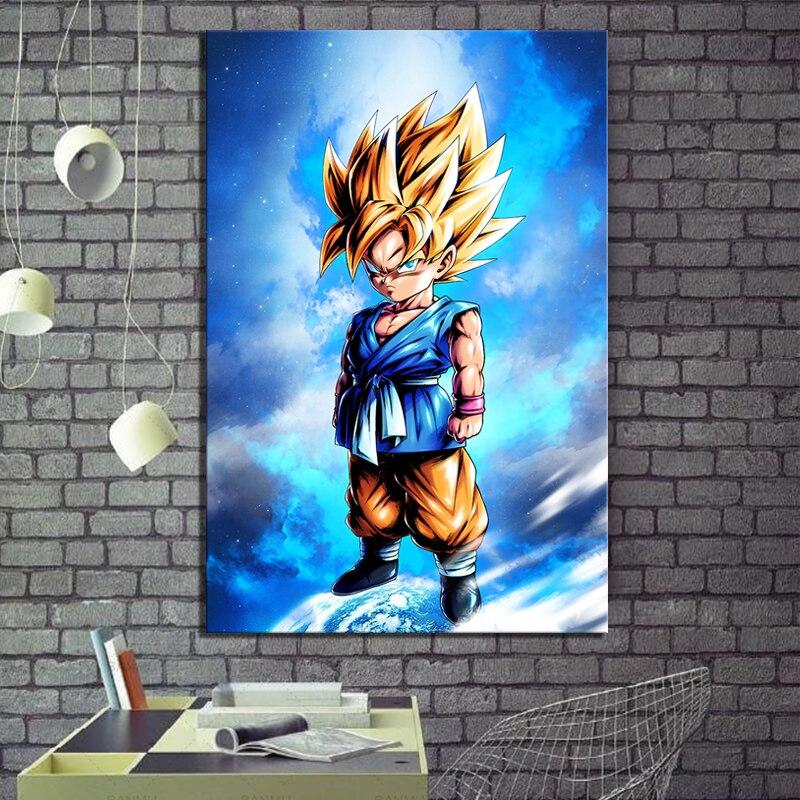dragon ball - 1 piece digital art - painting for home decor